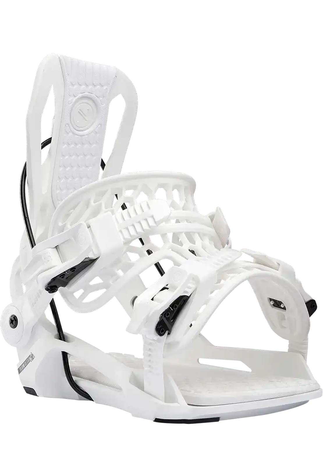 Nidecker Unisex Flow Fenix Snowboard Bindings White