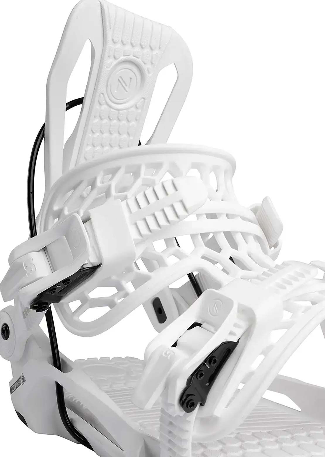 Nidecker Unisex Flow Fenix Snowboard Bindings White