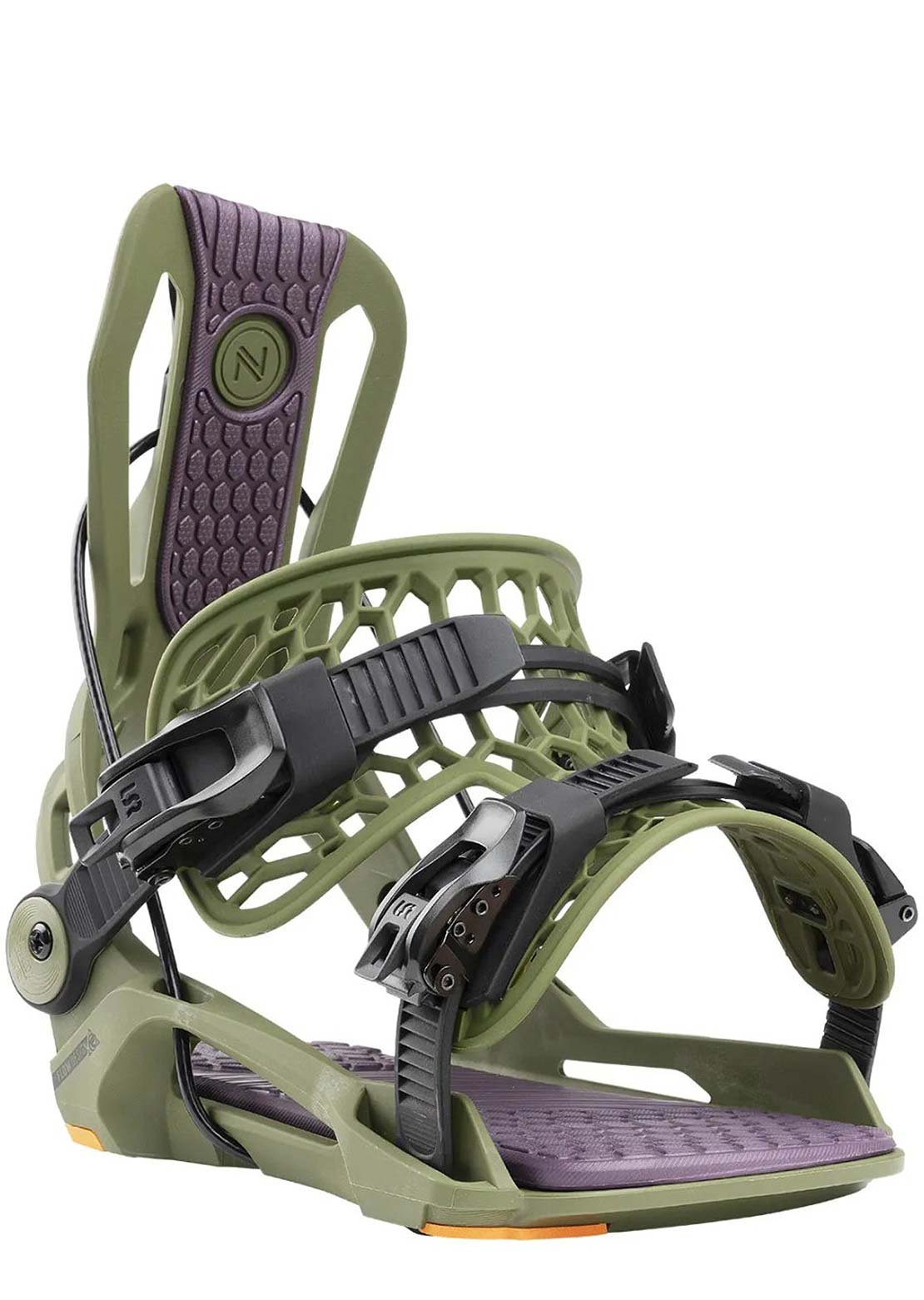 Nidecker Unisex Flow Fenix Snowboard Bindings Green