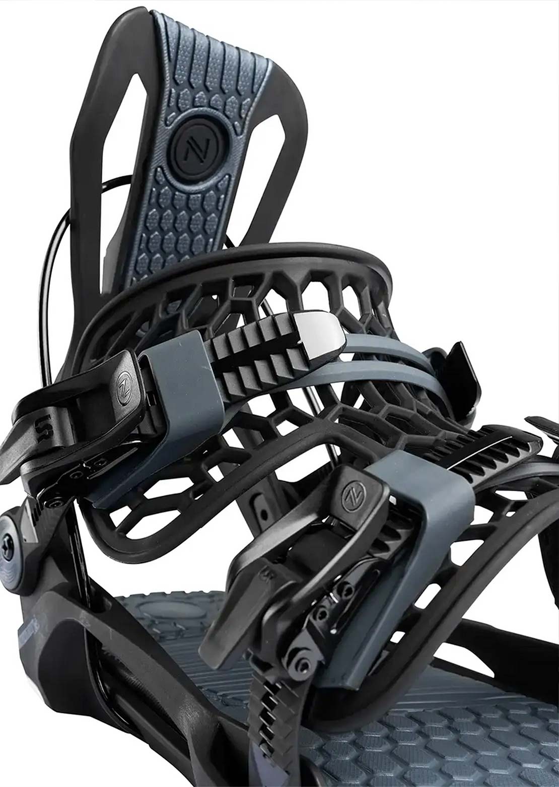 Nidecker Unisex Flow Fenix Snowboard Bindings Black