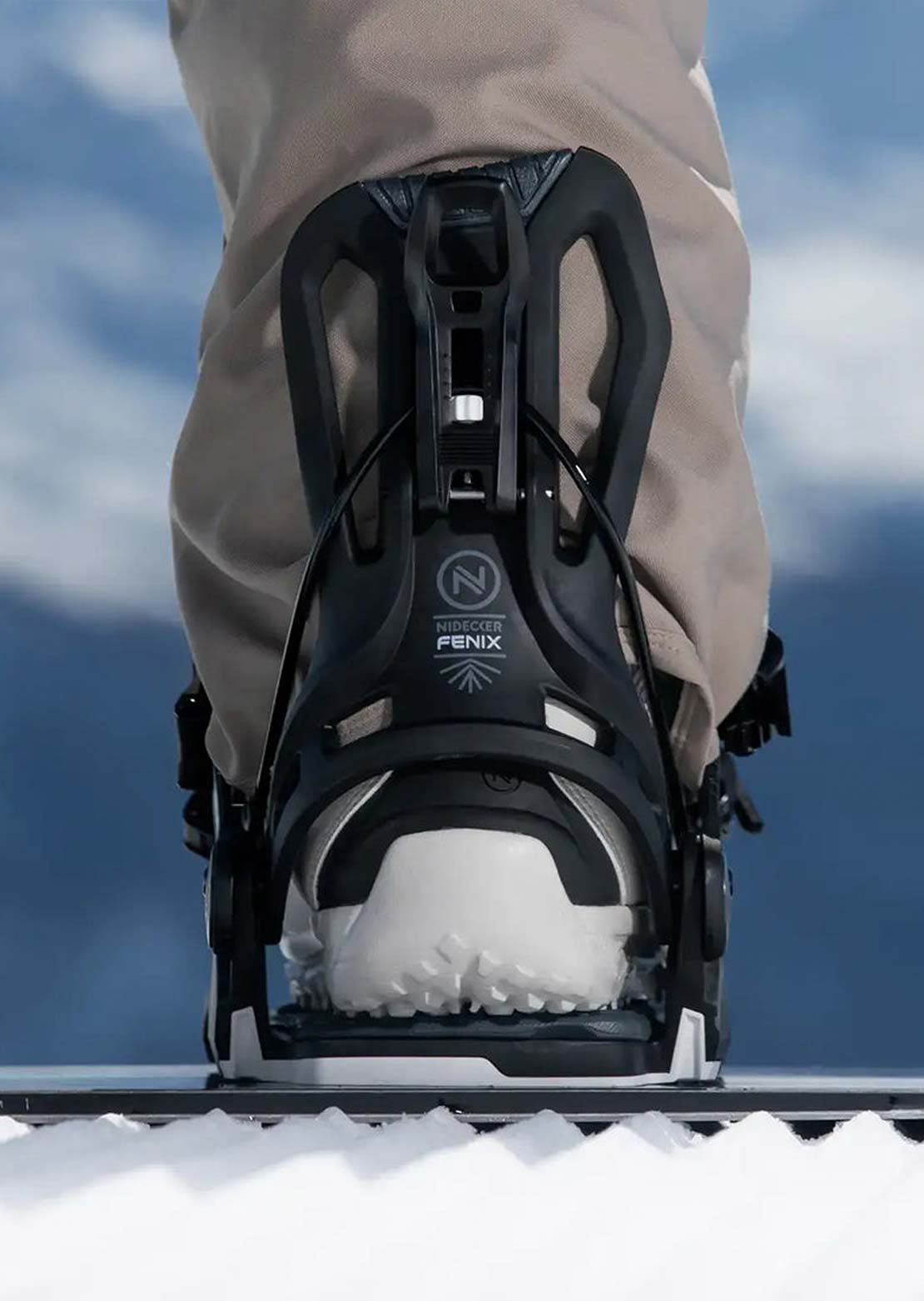 Nidecker Unisex Flow Fenix Snowboard Bindings Black
