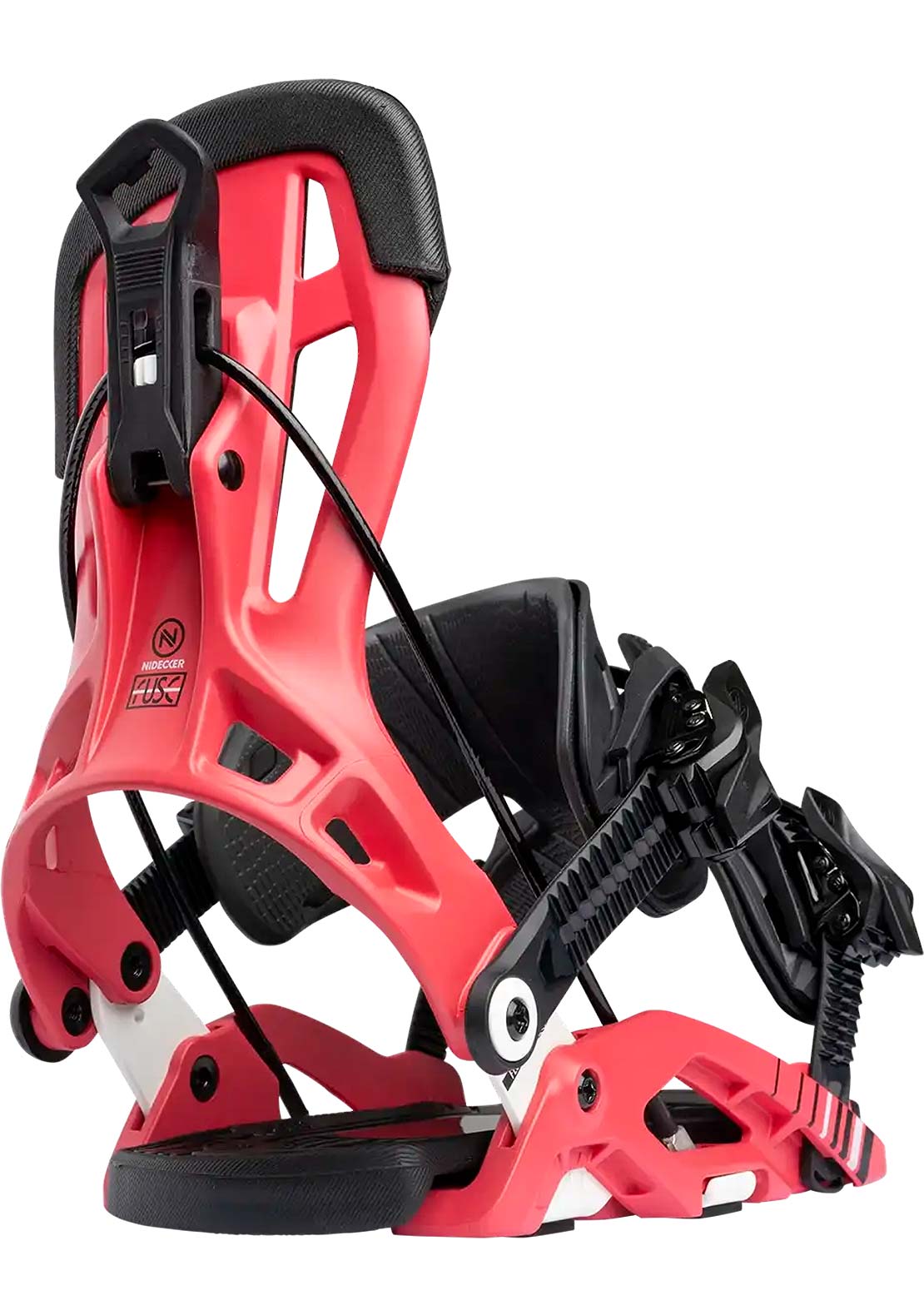 Nidecker Unisex Flow Fuse Snowboard Bindings Crimson
