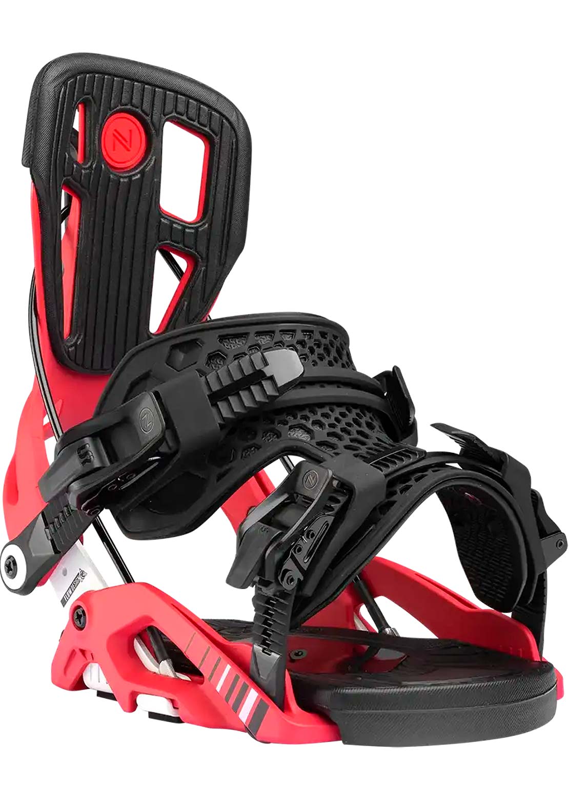 Nidecker Unisex Flow Fuse Snowboard Bindings Crimson
