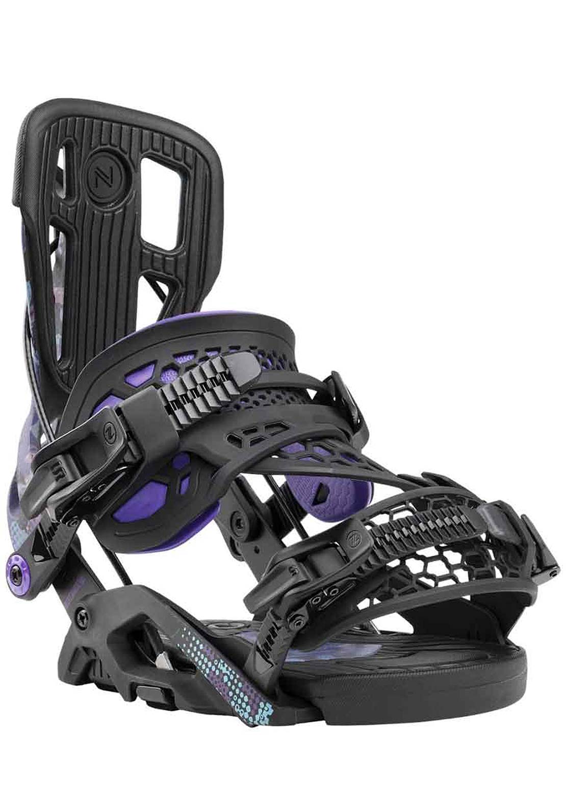 Nidecker Unisex Flow Fuse Snowboard Bindings Miami Camo