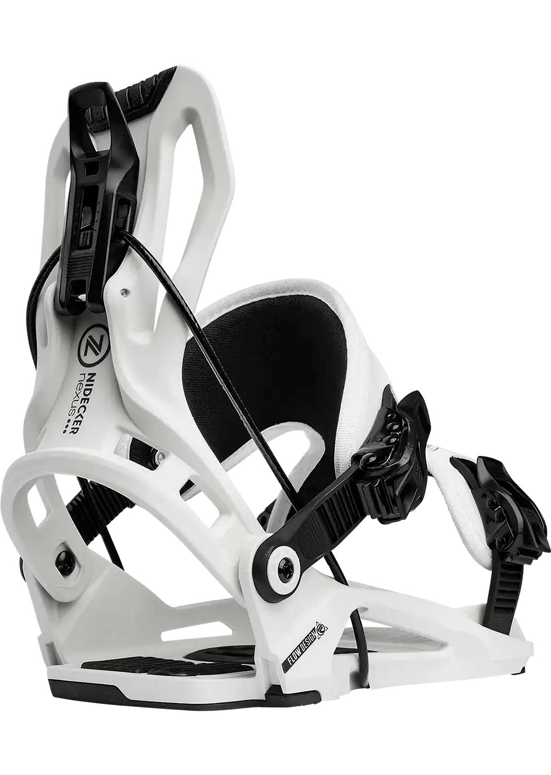 Nidecker Unisex Flow Nexus Snowboard Bindings Stone