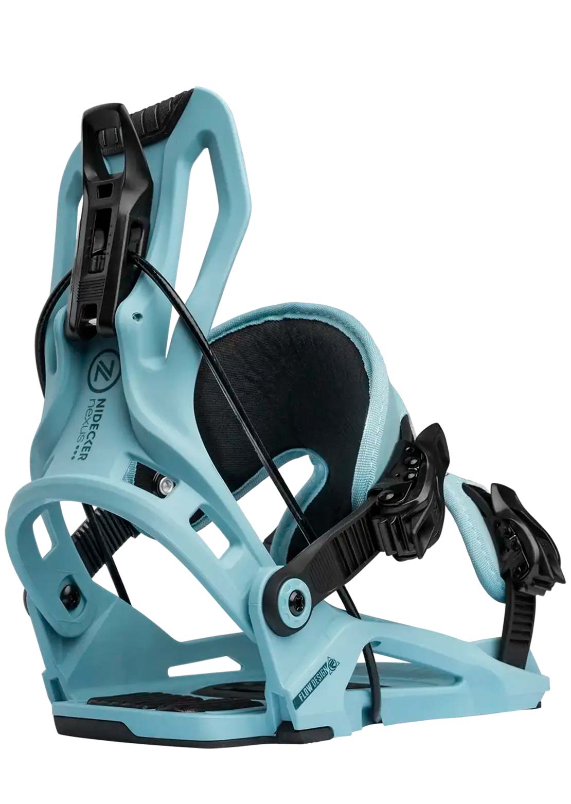 Nidecker Unisex Flow Nexus Snowboard Bindings Turquoise
