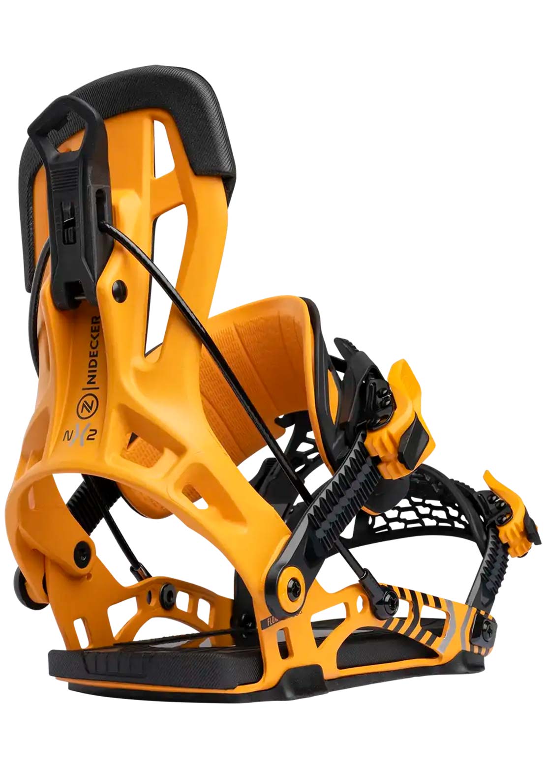Nidecker Unisex Flow NX2 Hybrid Snowboard Bindings Mango