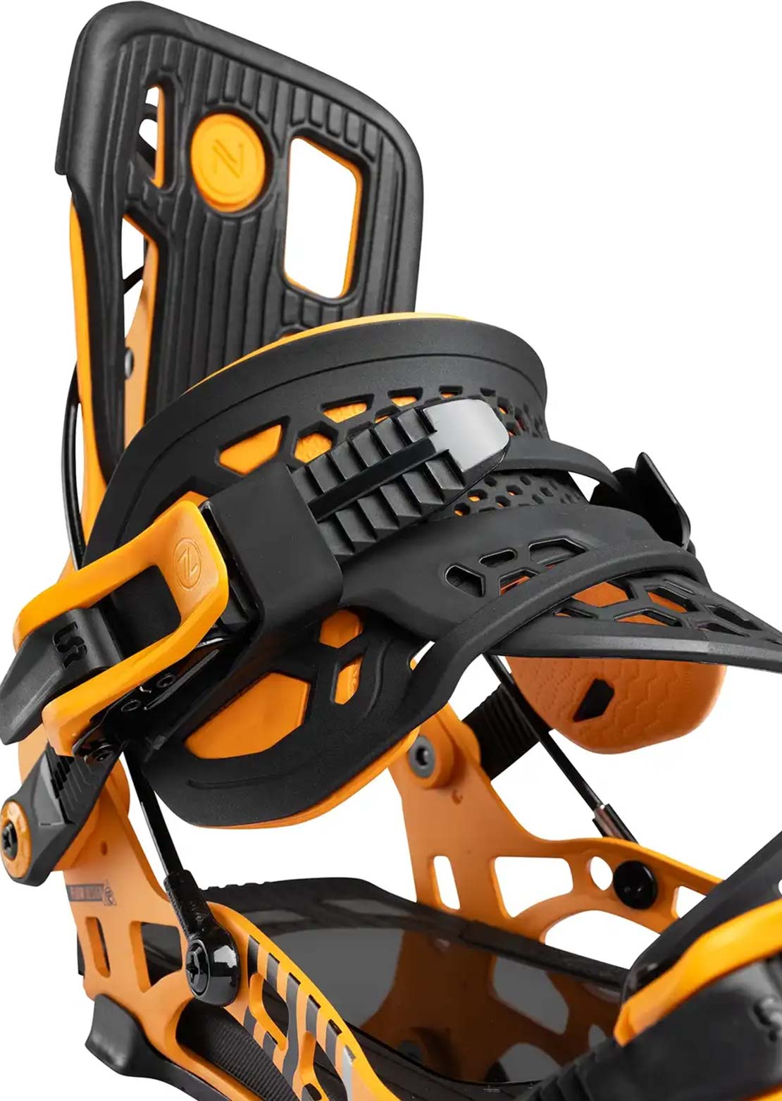 Nidecker Unisex Flow NX2 Hybrid Snowboard Bindings Mango