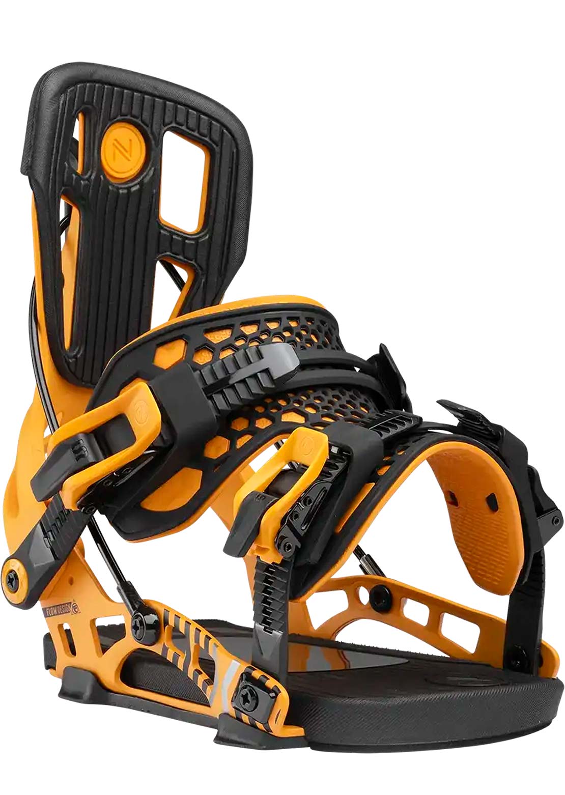 Nidecker Unisex Flow NX2 Snowboard Bindings Mango