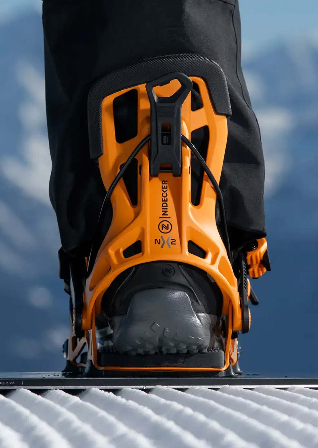 Nidecker Unisex Flow NX2 Snowboard Bindings Mango