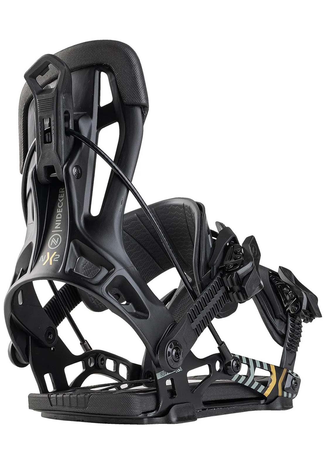 Nidecker Unisex Flow Nx2 Snowboard Bindings Black