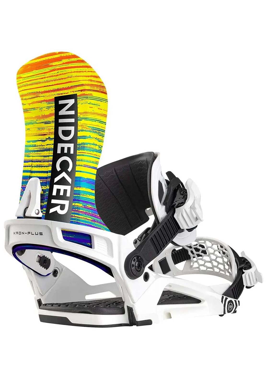 Nidecker Unisex Kaon Plus Snowboard Bindings Blanco