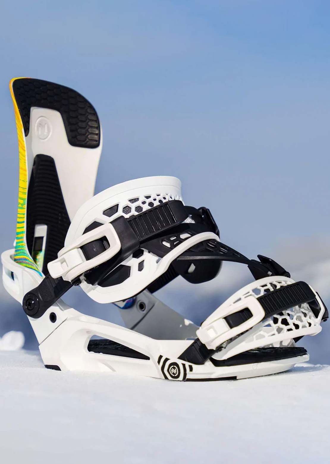 Nidecker Unisex Kaon Plus Snowboard Bindings Blanco