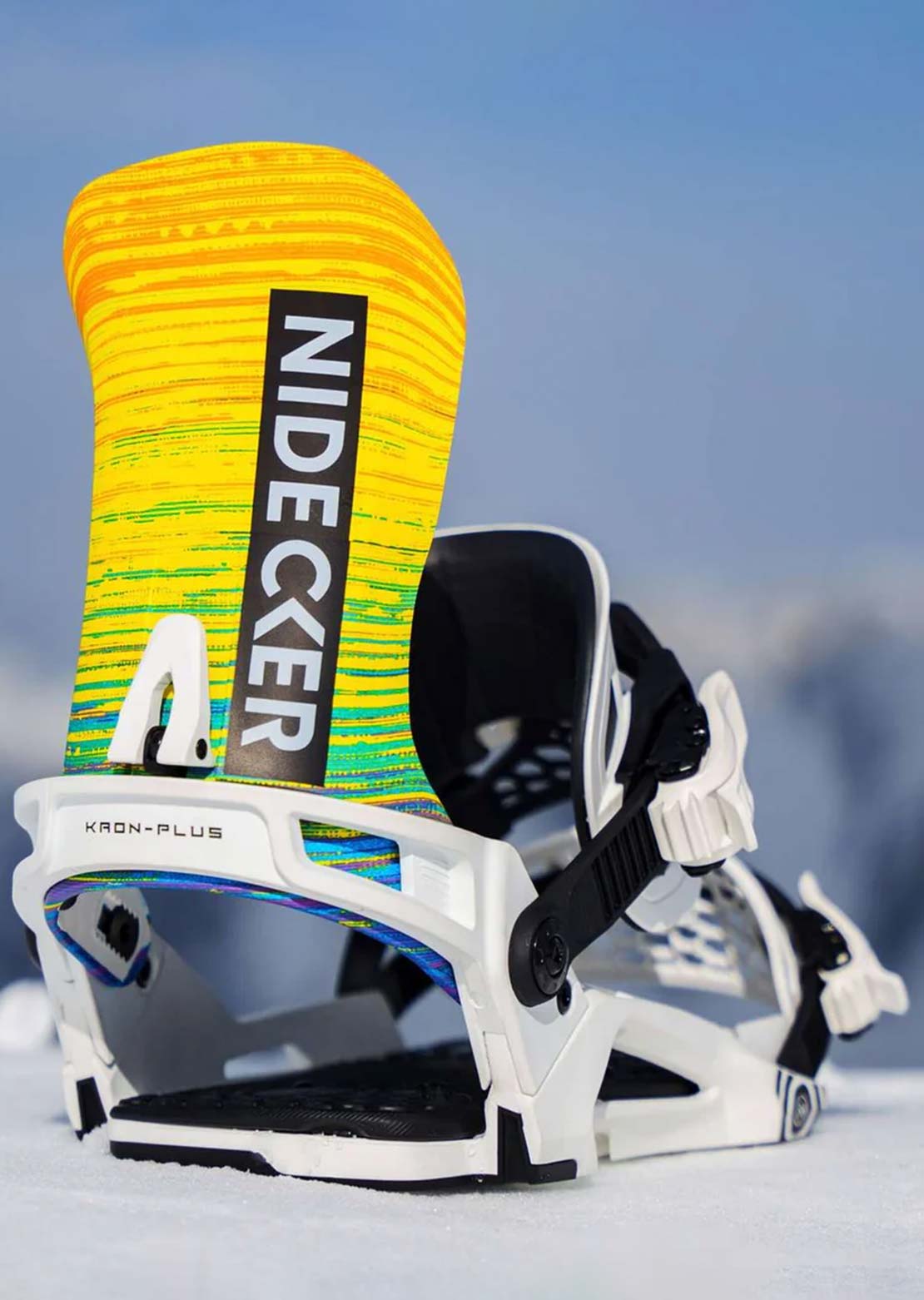 Nidecker Unisex Kaon Plus Snowboard Bindings Blanco