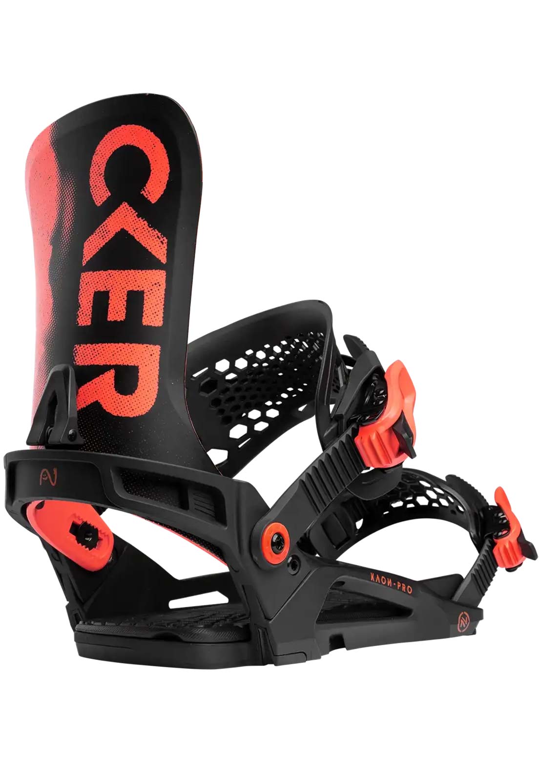 Nidecker Unisex Kaon Pro Snowboard Bindings Neon/Black