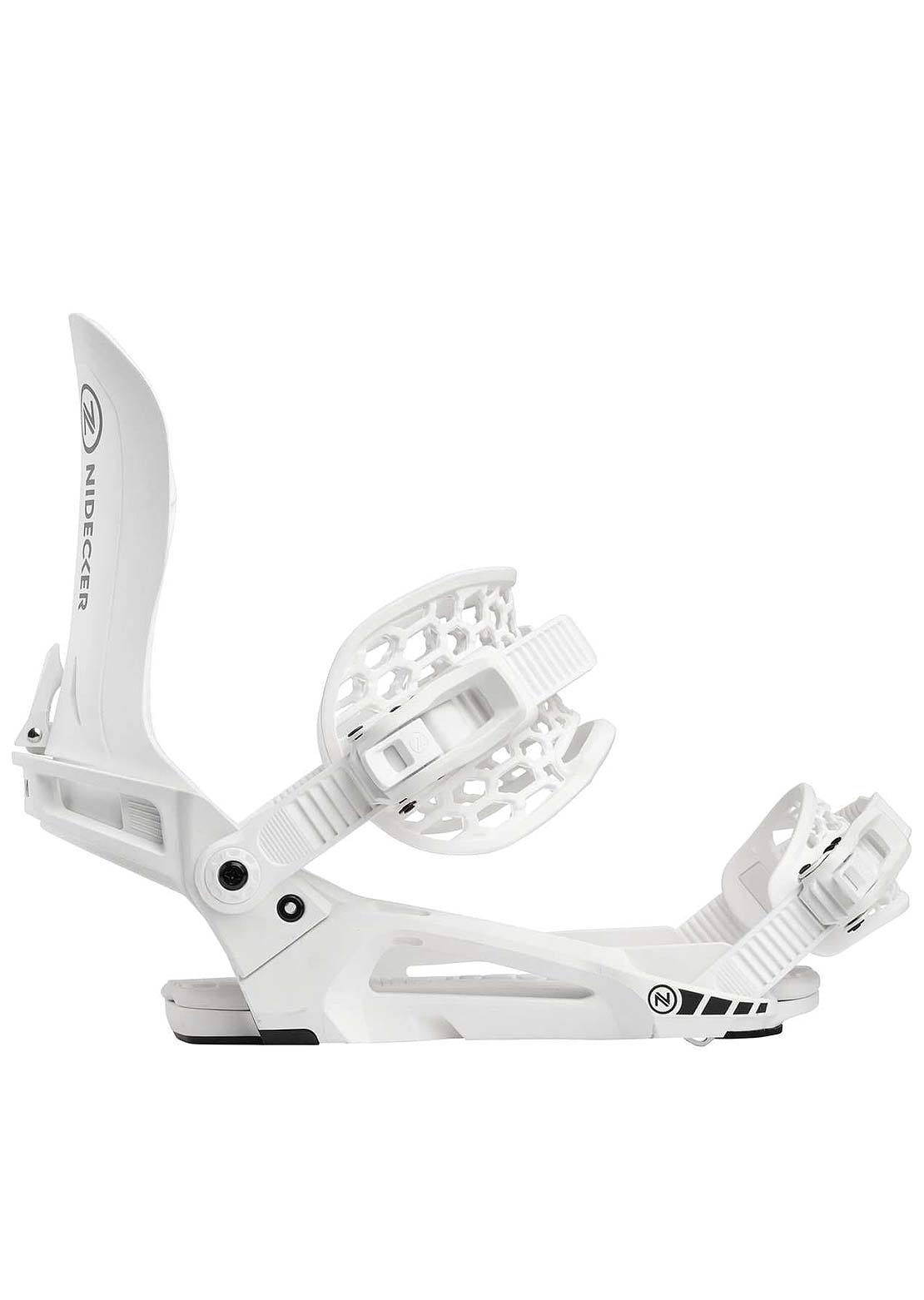 Nidecker Unisex Kaon Snowboard Bindings White