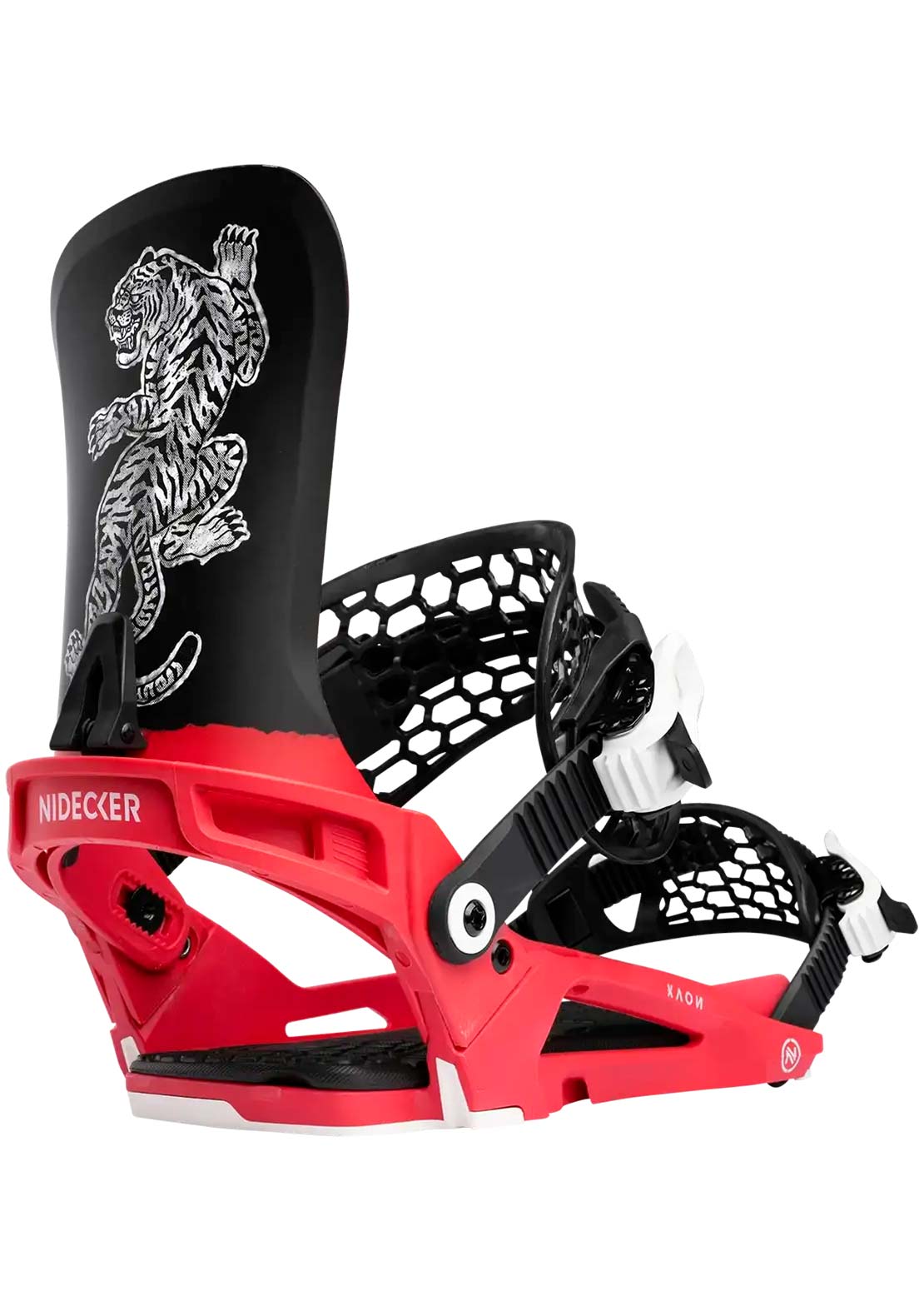 Nidecker Unisex Kaon Snowboard Bindings Red Tiger