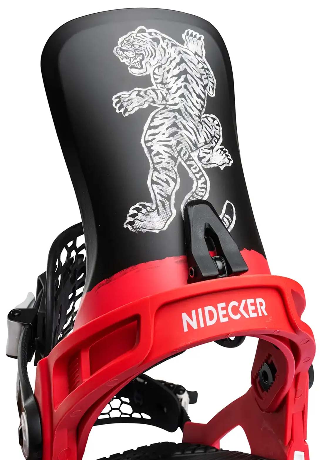 Nidecker Unisex Kaon Snowboard Bindings Red Tiger