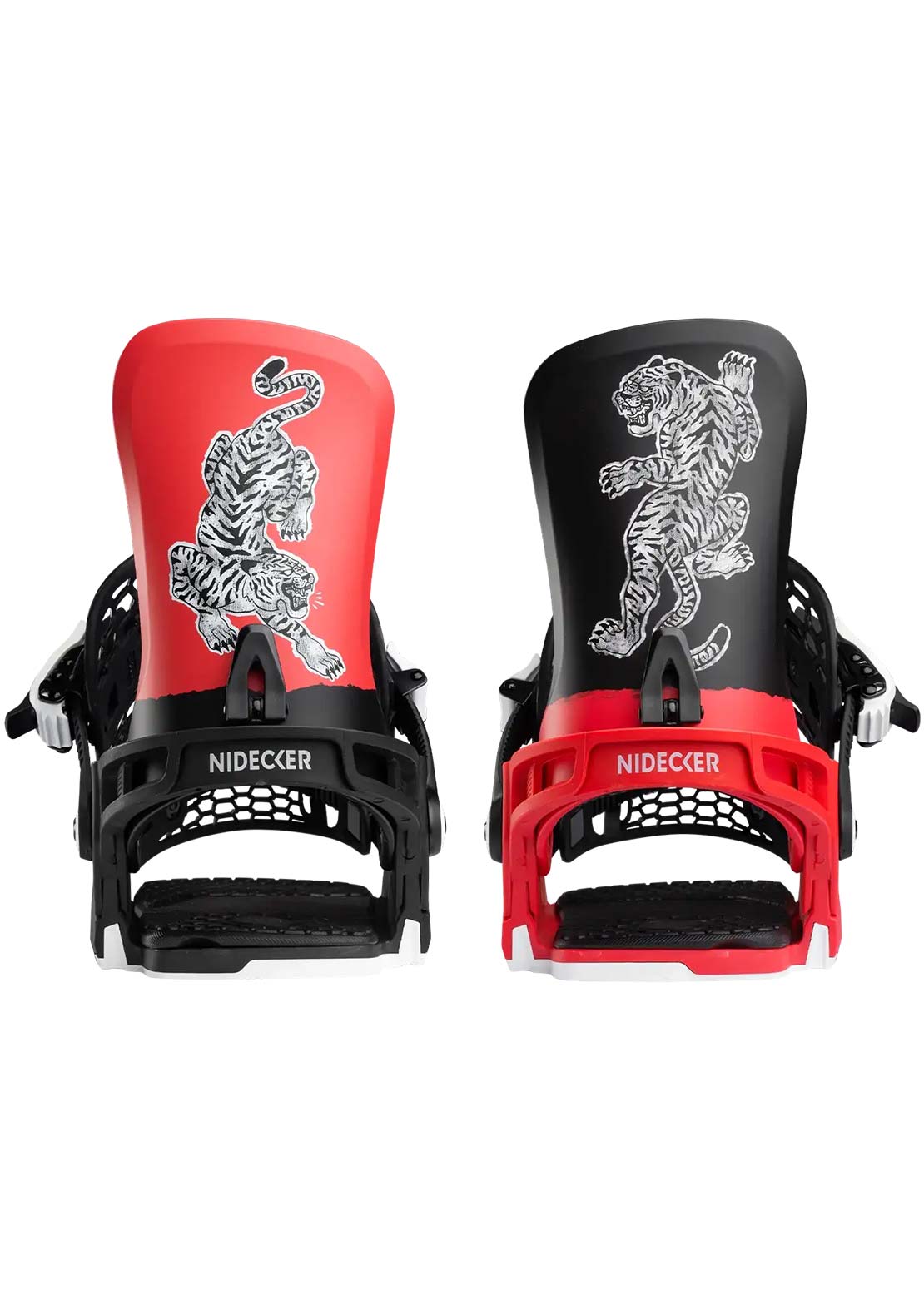 Nidecker Unisex Kaon Snowboard Bindings Red Tiger