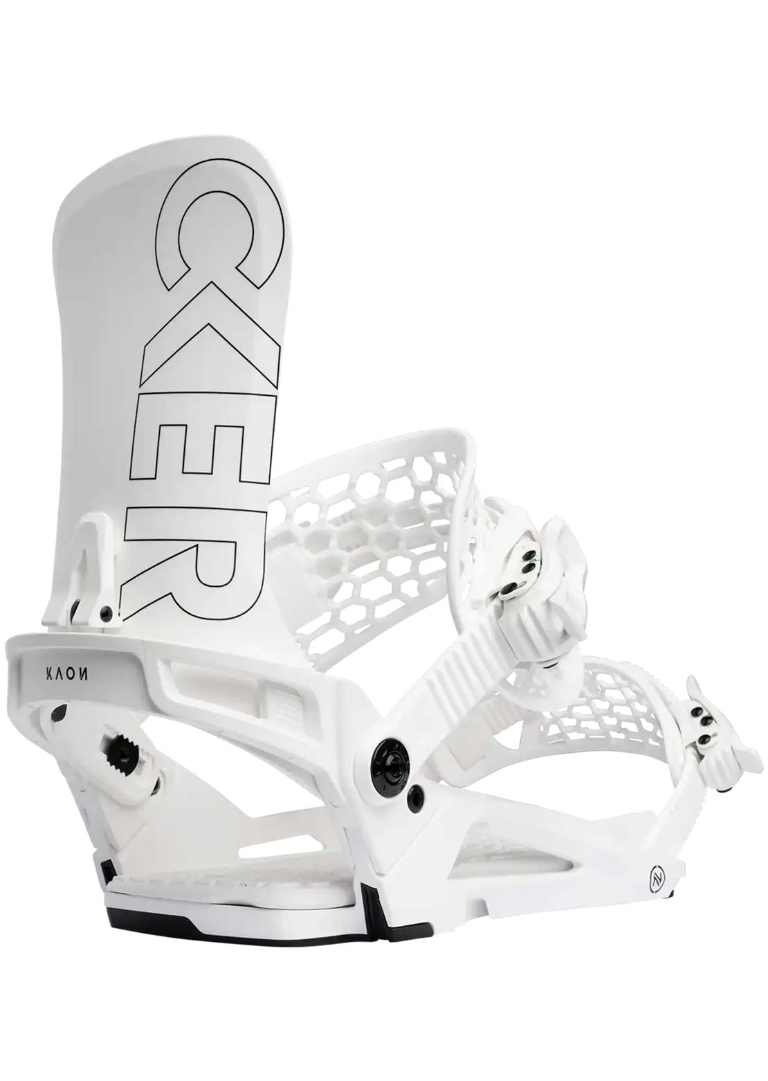Nidecker Unisex Kaon Snowboard Bindings White