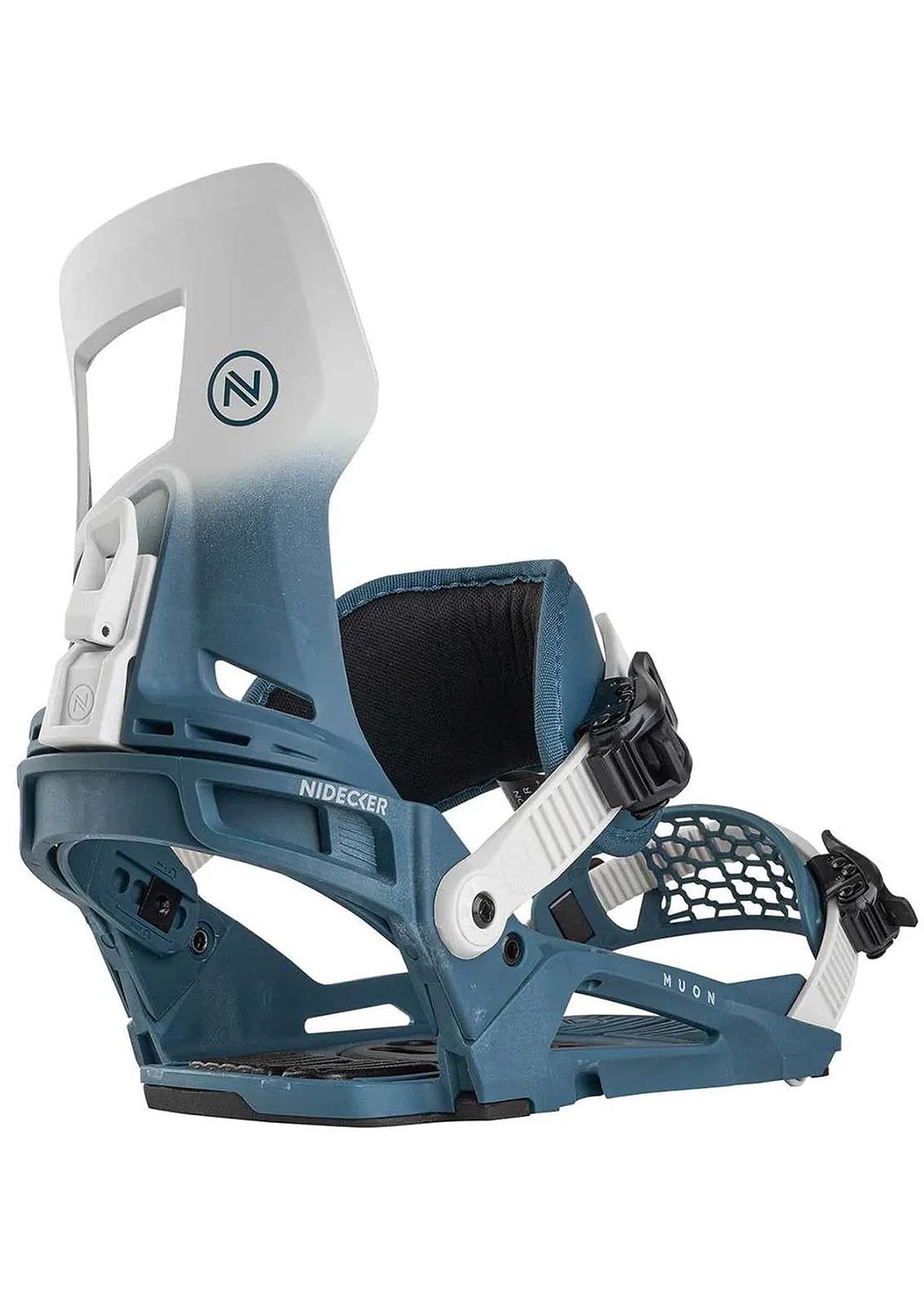Nidecker Unisex Muon Snowboard Bindings Teal Blue