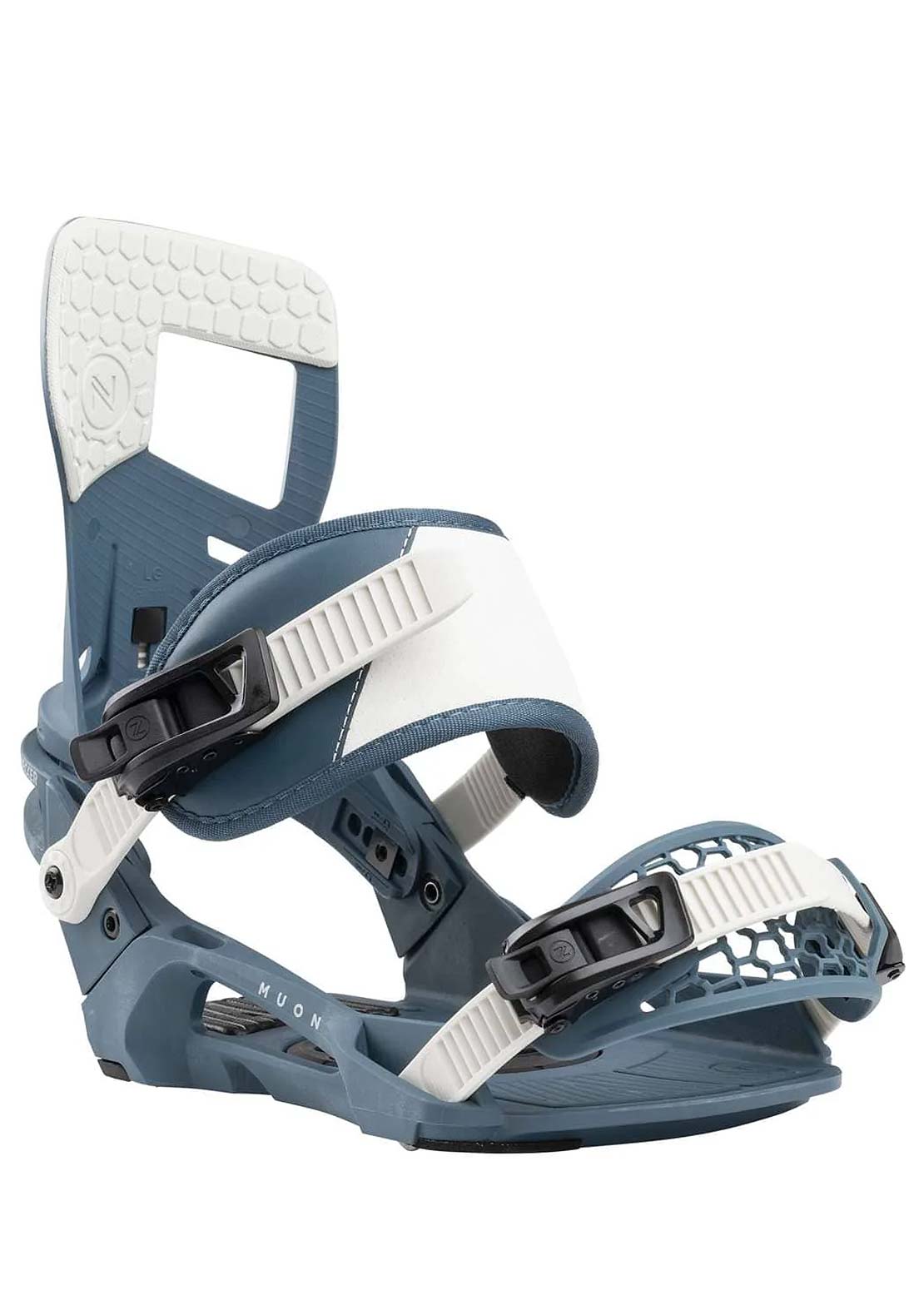Nidecker Unisex Muon Snowboard Bindings Teal Blue