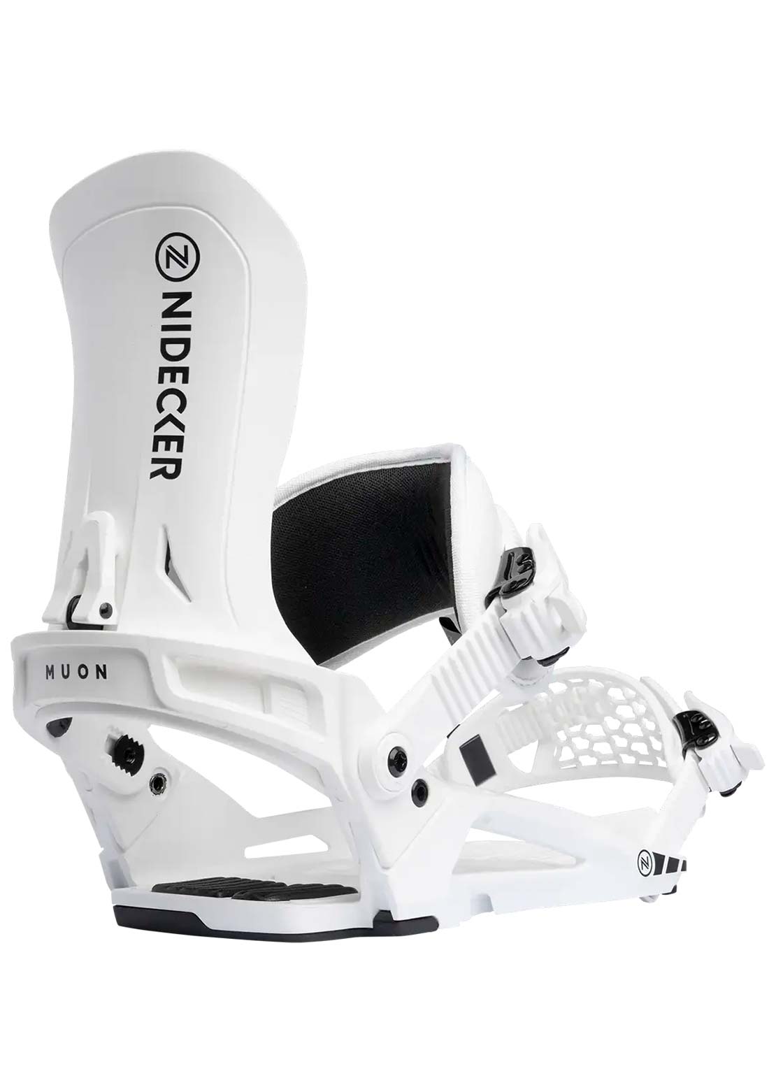 Nidecker Unisex Muon Snowboard Bindings White