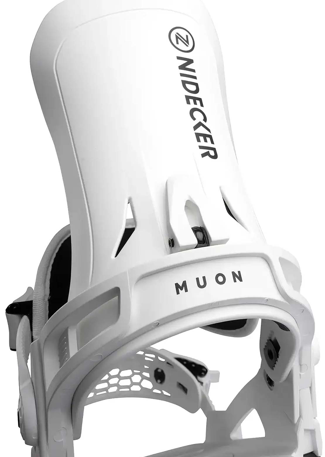 Nidecker Unisex Muon Snowboard Bindings White