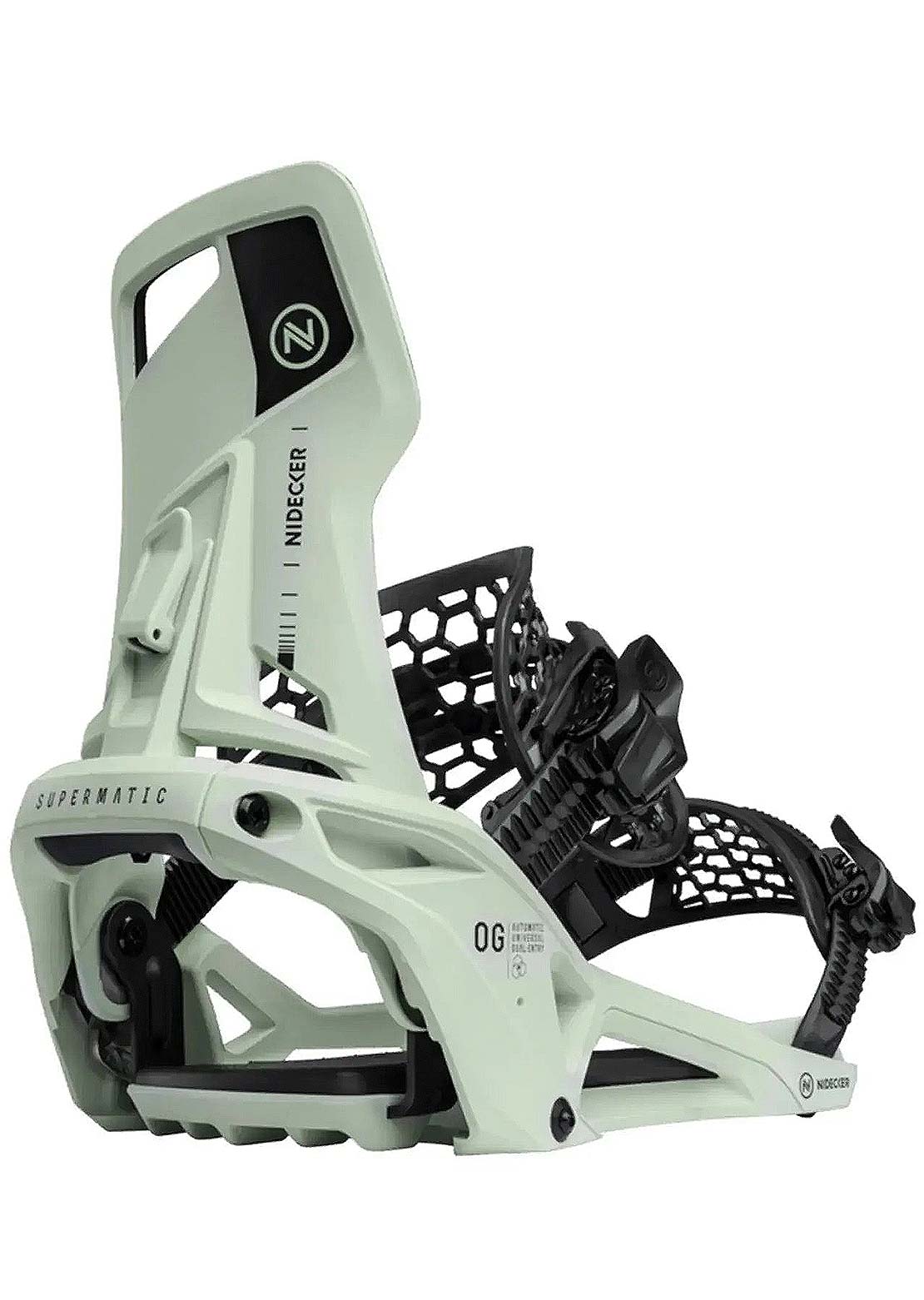 Nidecker Unisex OG Supermatic Snowboard Bindings Mint