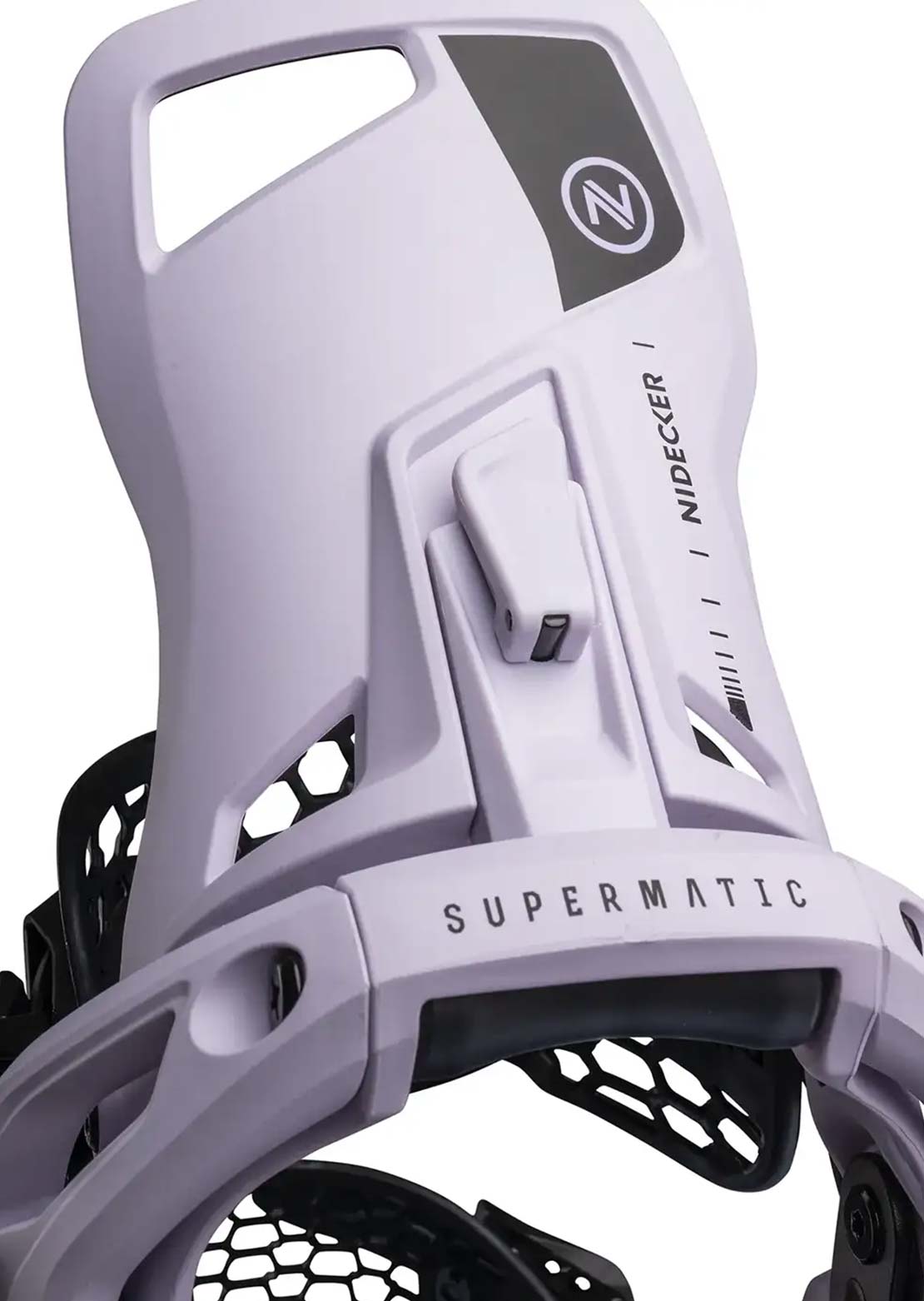 Nidecker Unisex OG Supermatic Snowboard Bindings Heather
