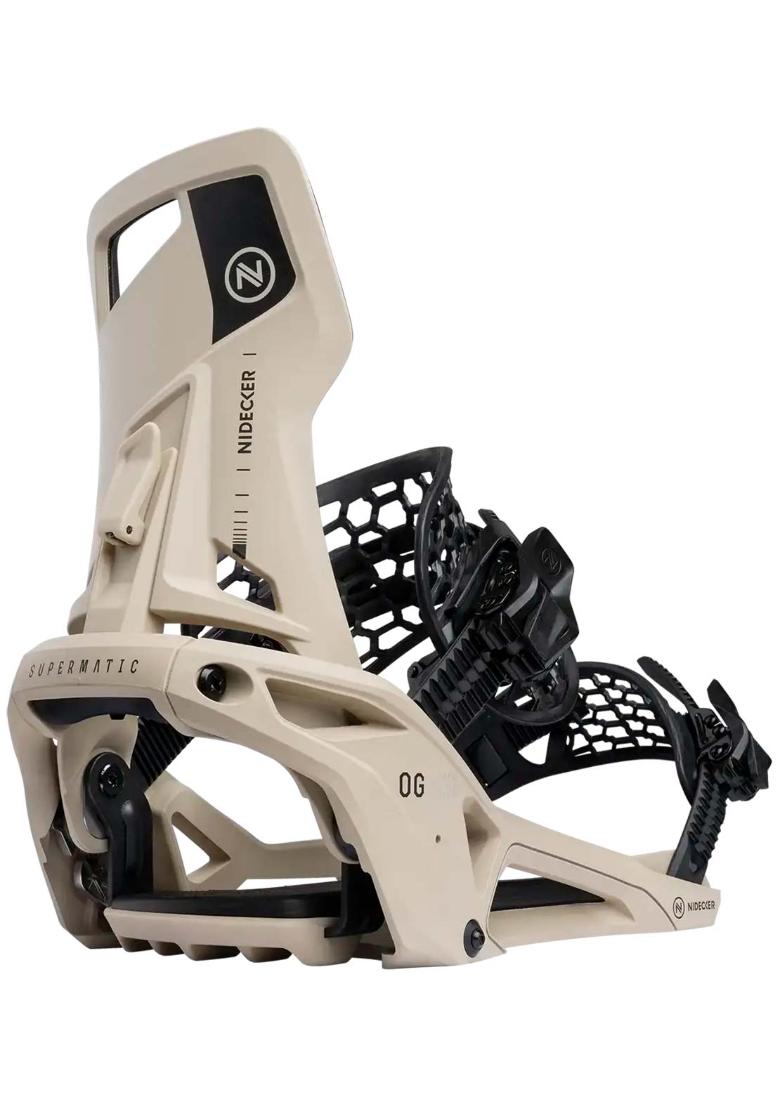 Nidecker Unisex OG Supermatic Snowboard Bindings Desert