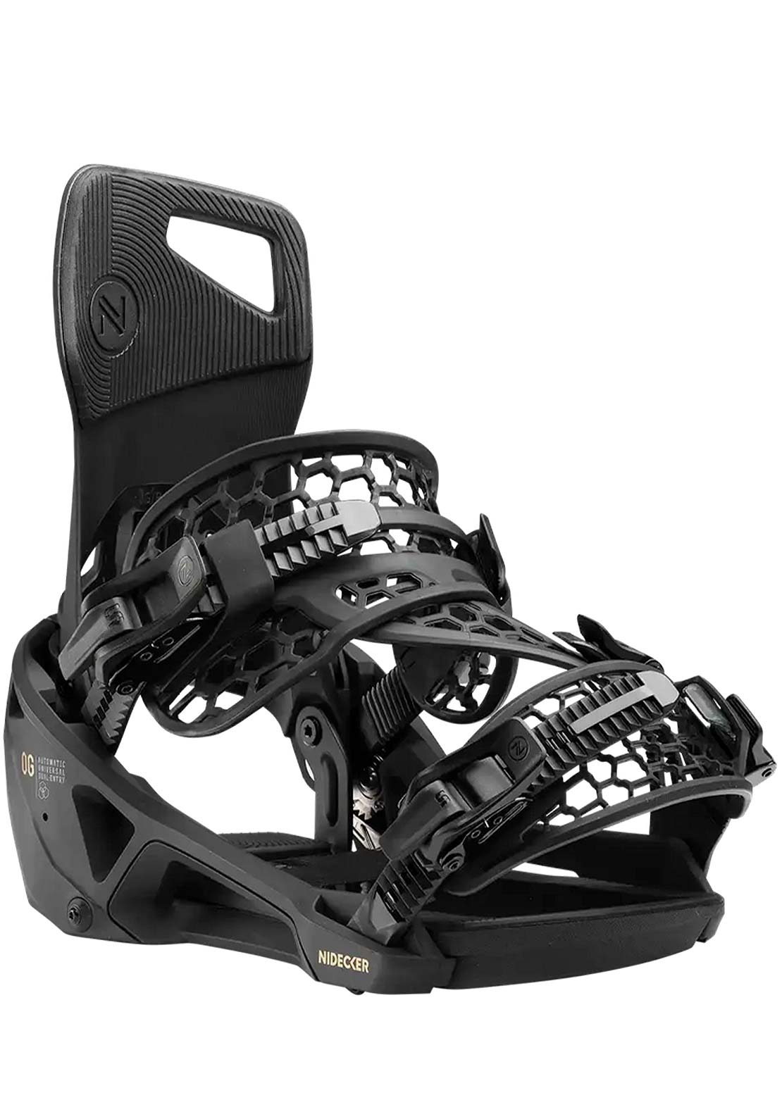 Nidecker Unisex OG Supermatic Snowboard Bindings Black