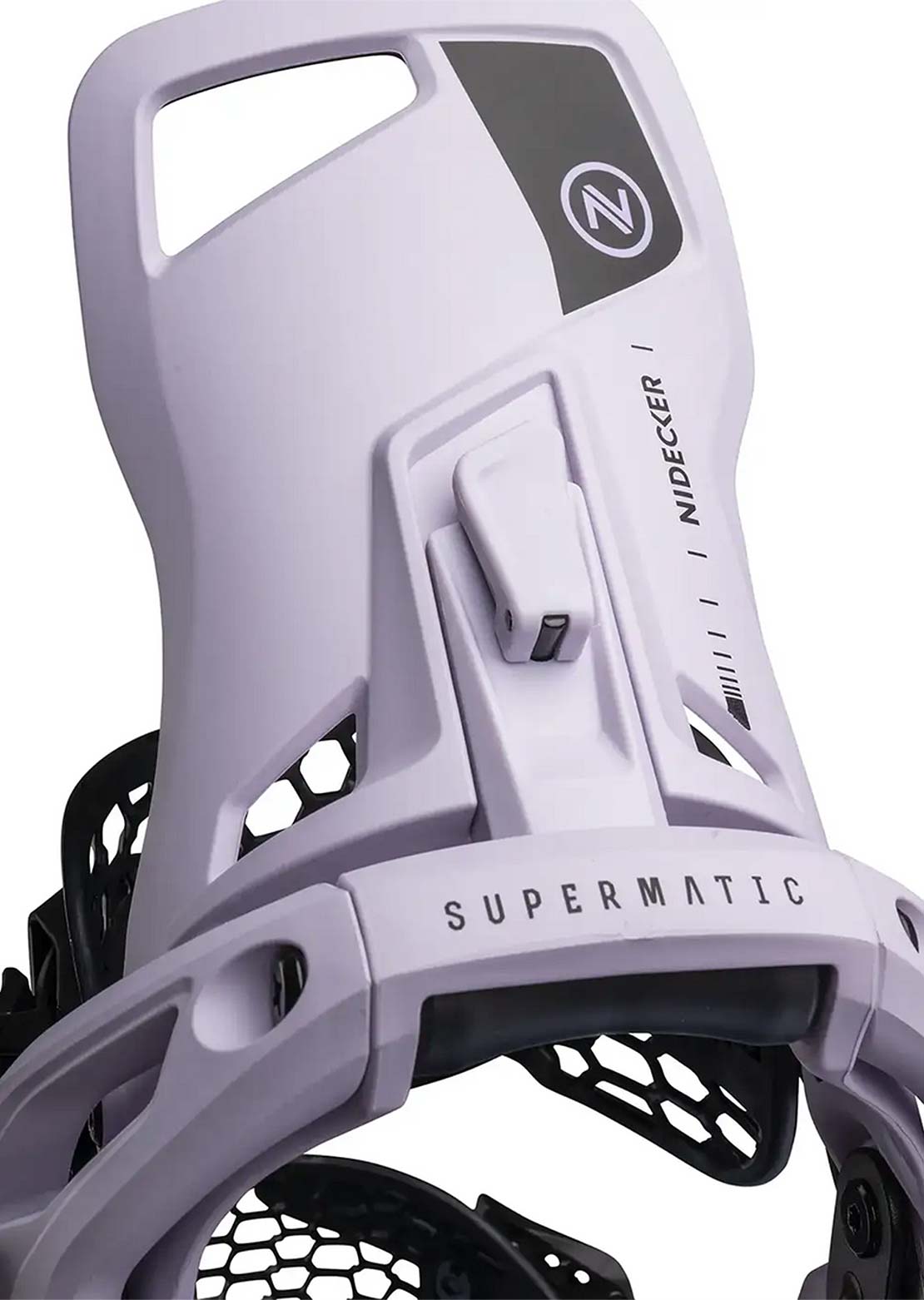 Nidecker Unisex OG Supermatic Snowboard Bindings Heather