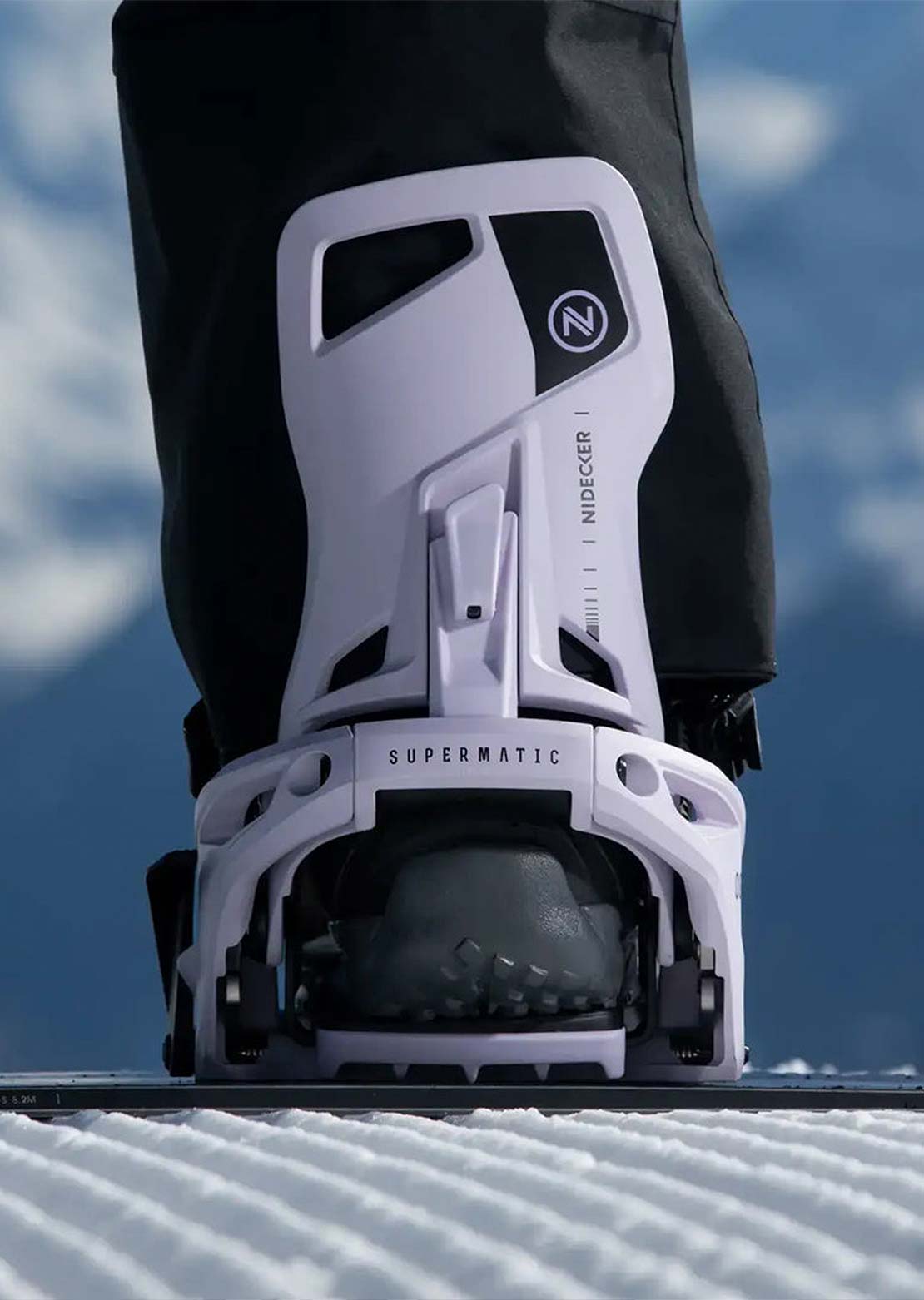 Nidecker Unisex OG Supermatic Snowboard Bindings Heather