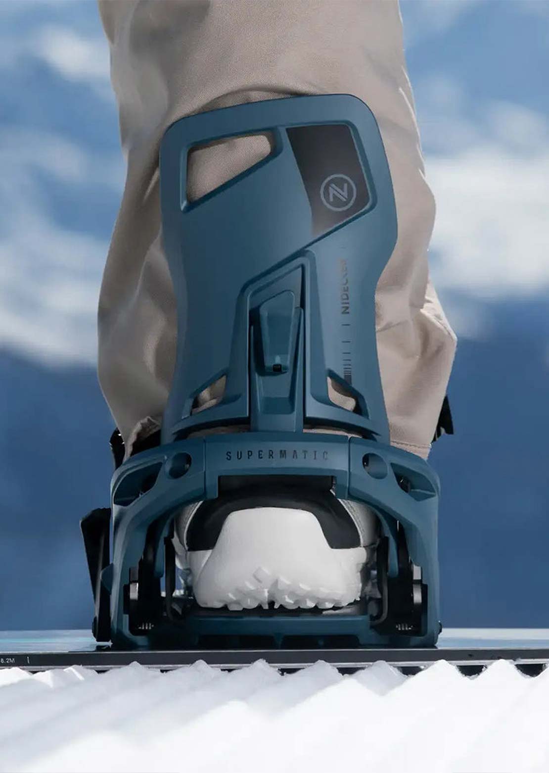 Nidecker Unisex OG Supermatic Snowboard Bindings Atlantic