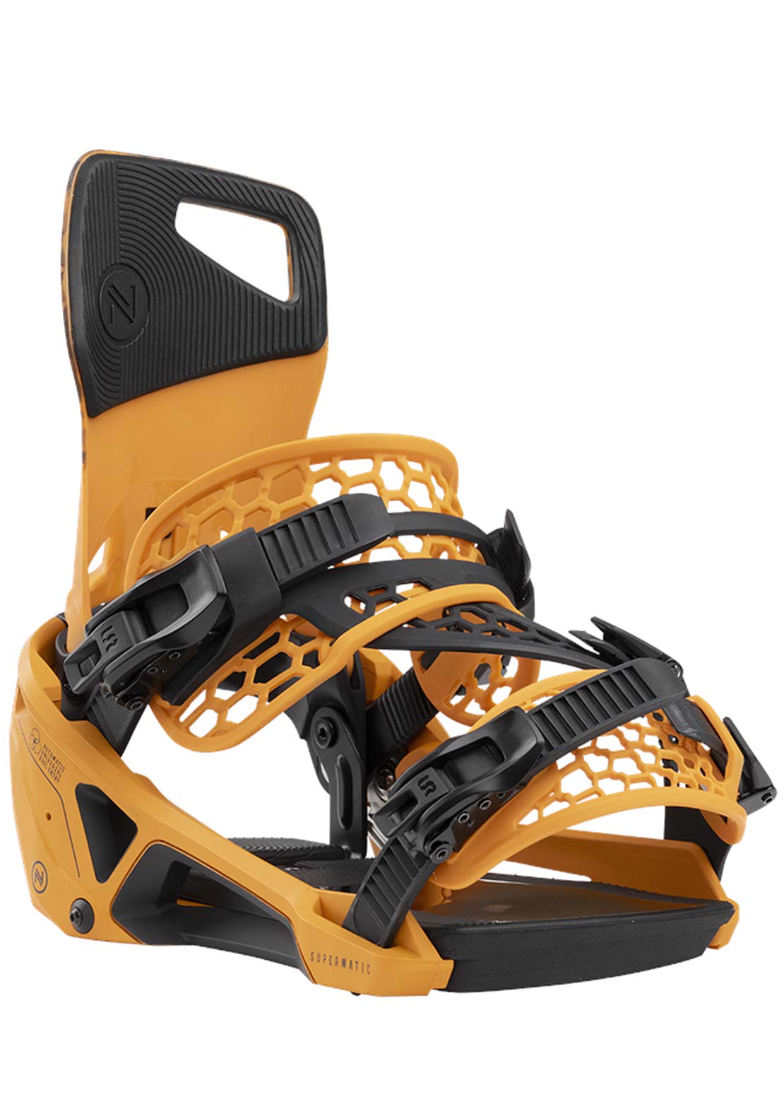 Nidecker Unisex Supermatic Dune Snowboard Bindings Orange
