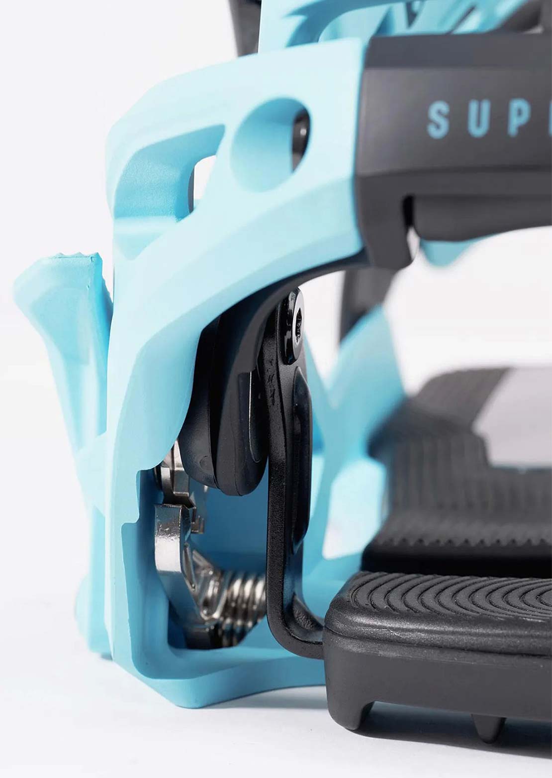 Nidecker Unisex Supermatic Snowboard Bindings Escape Cyan