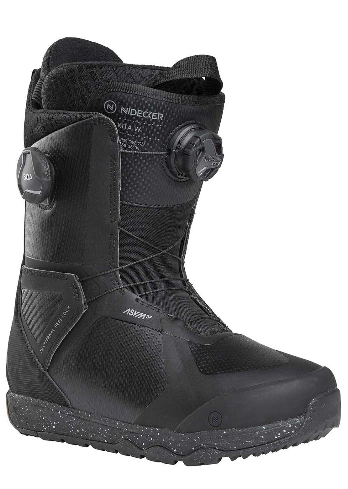 Nidecker Women's Kita Snowboard Boots Black