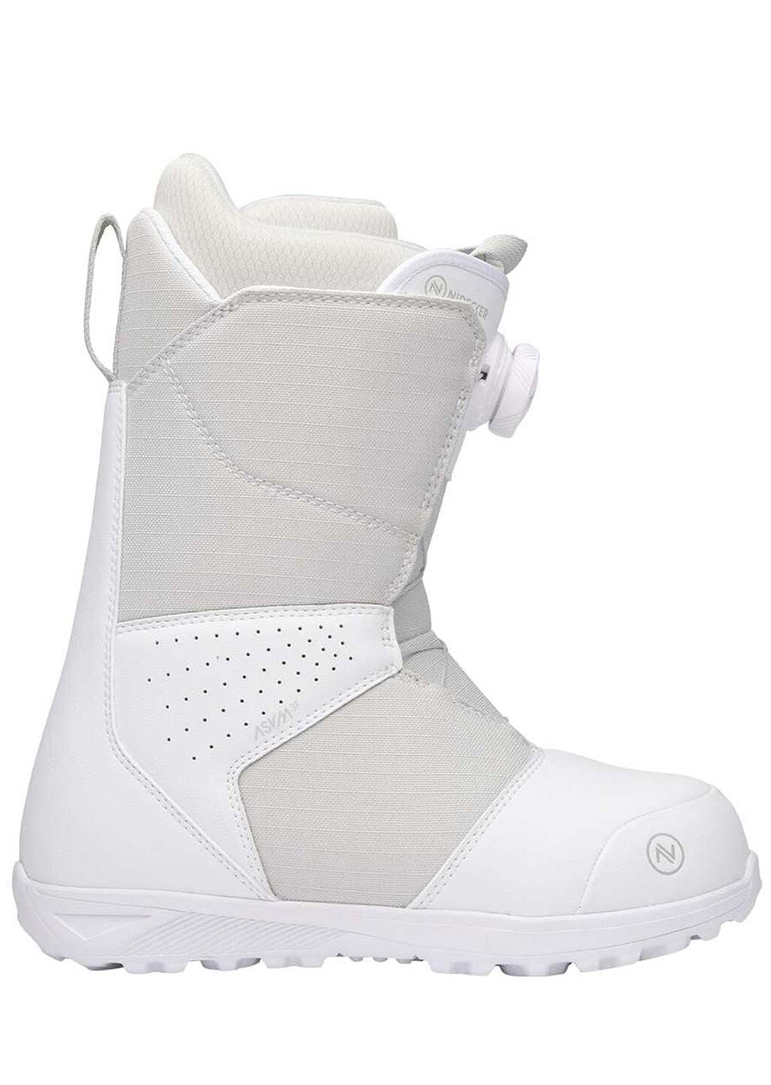 Nidecker Women's Sierra Snowboard Boots White Gray