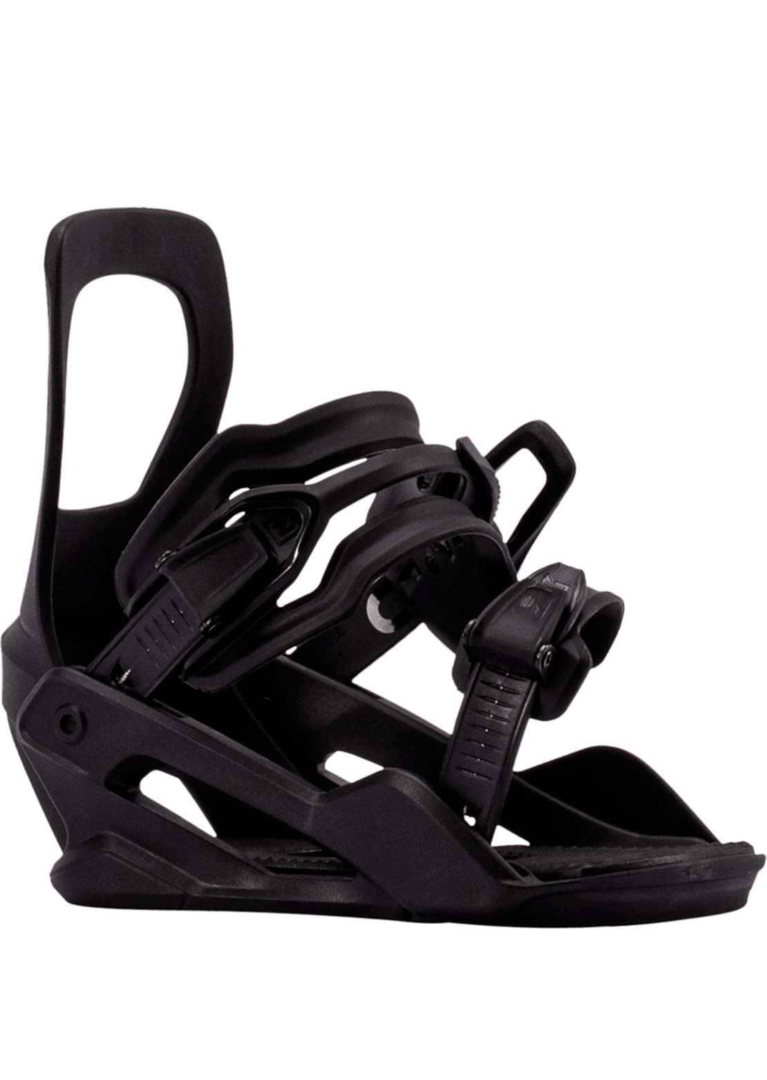 Nitro Junior Charger Micro Snowboard Bindings Ultra Black
