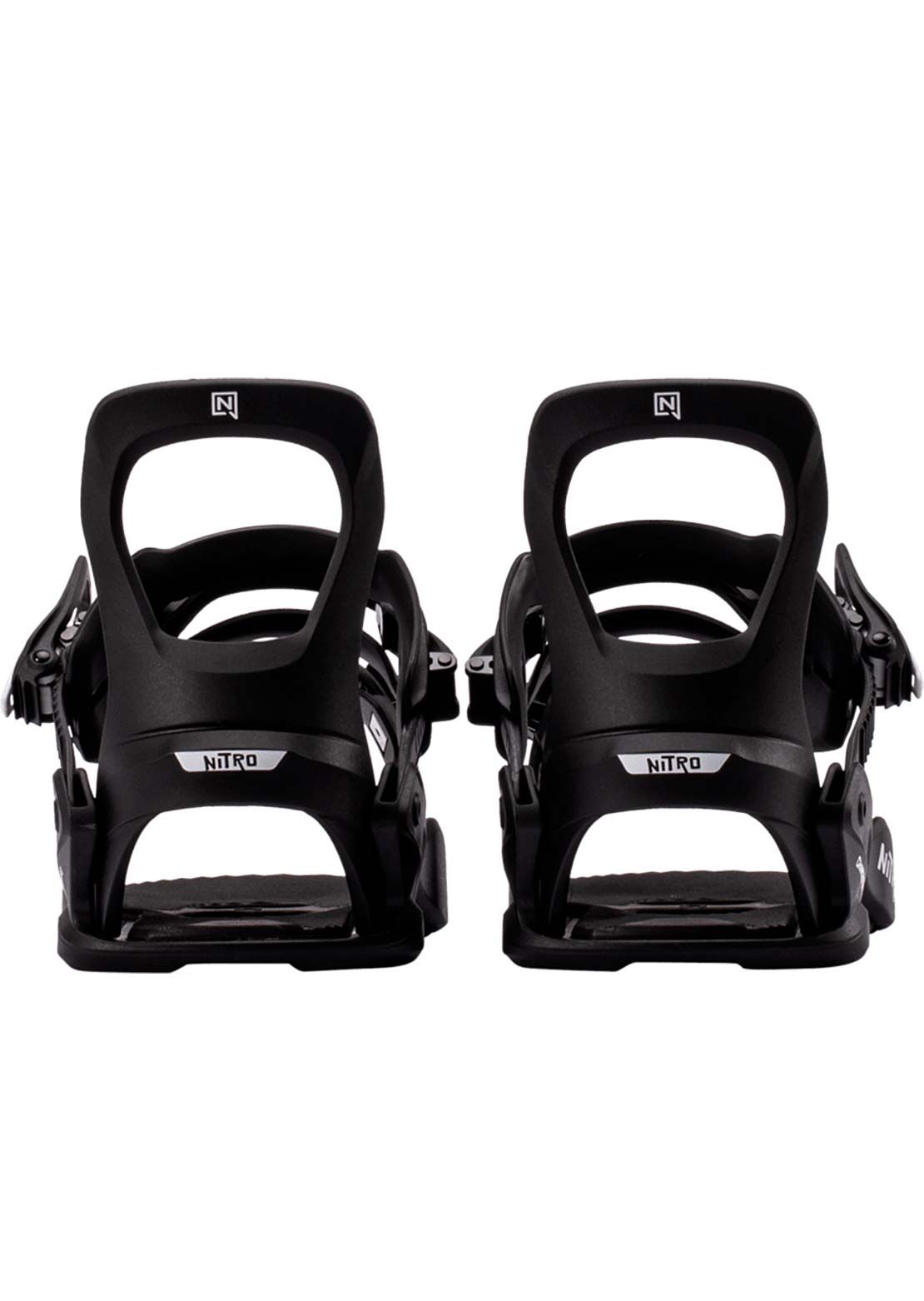 Nitro Junior Charger Micro Snowboard Bindings Ultra Black