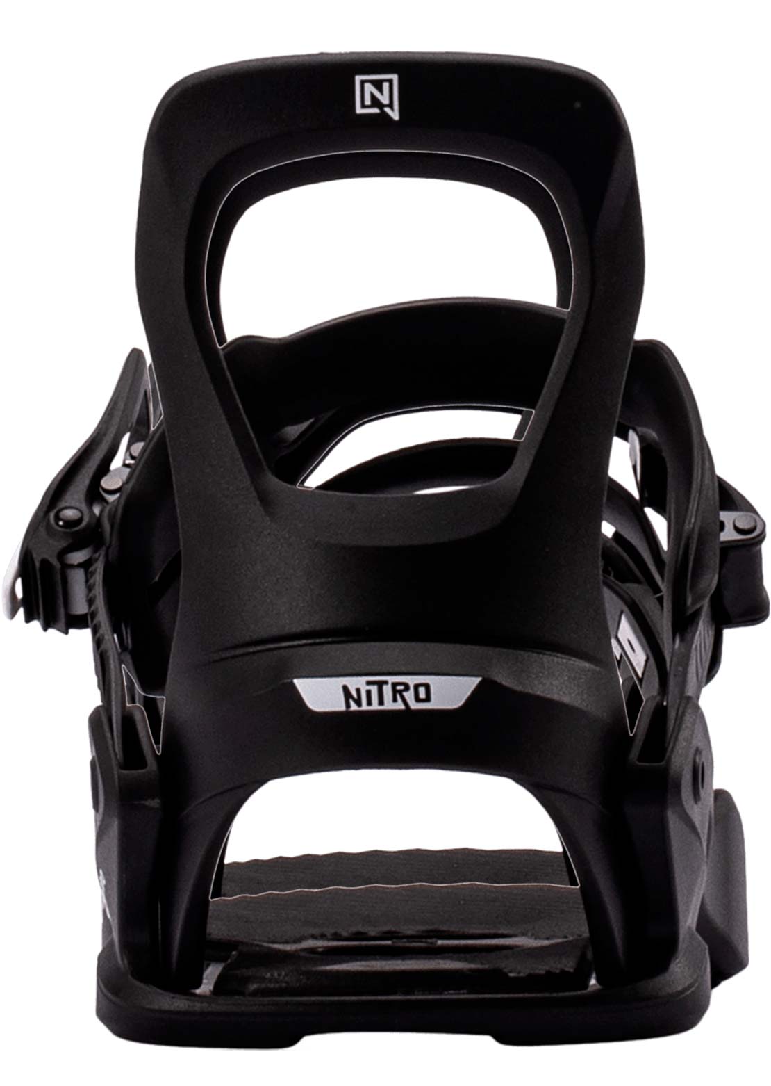 Nitro Junior Charger Micro Snowboard Bindings Ultra Black
