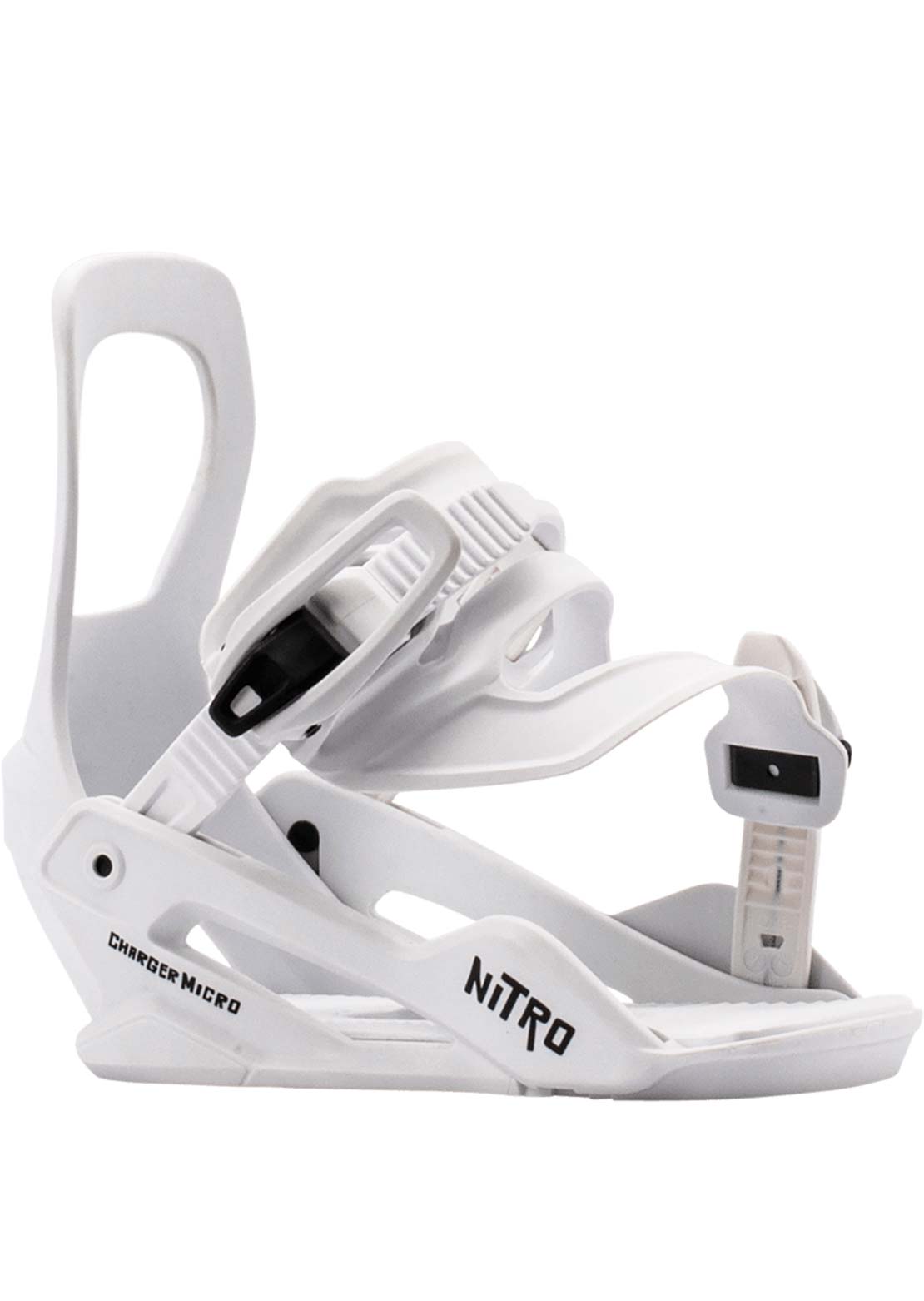 Nitro Junior Charger Micro Snowboard Bindings White