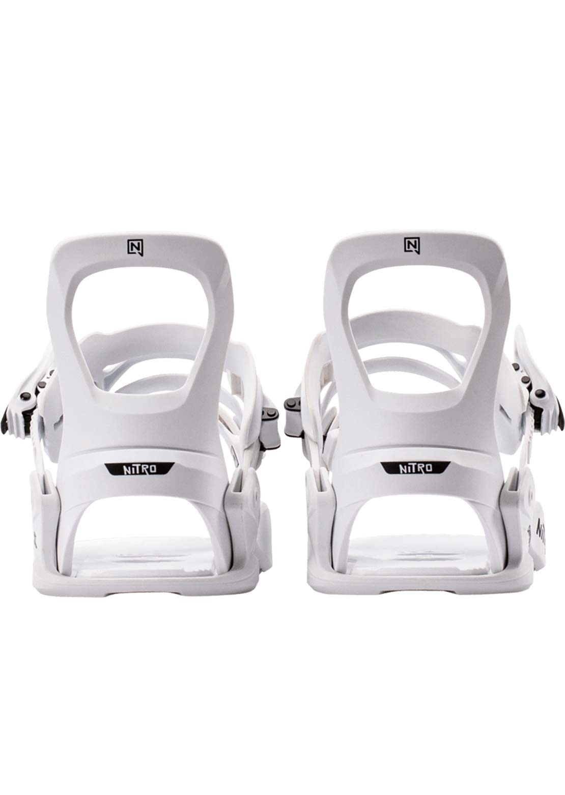 Nitro Junior Charger Micro Snowboard Bindings White