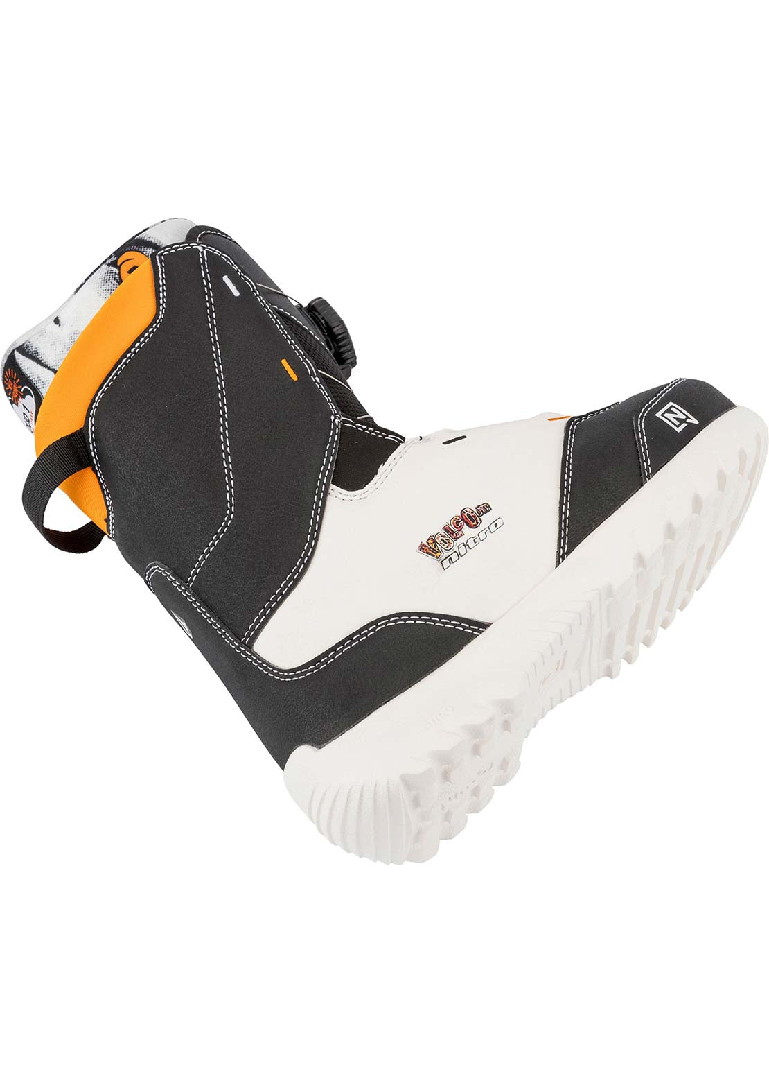 Nitro Junior Droid BOA Snow Boots Black/White/Charcoal
