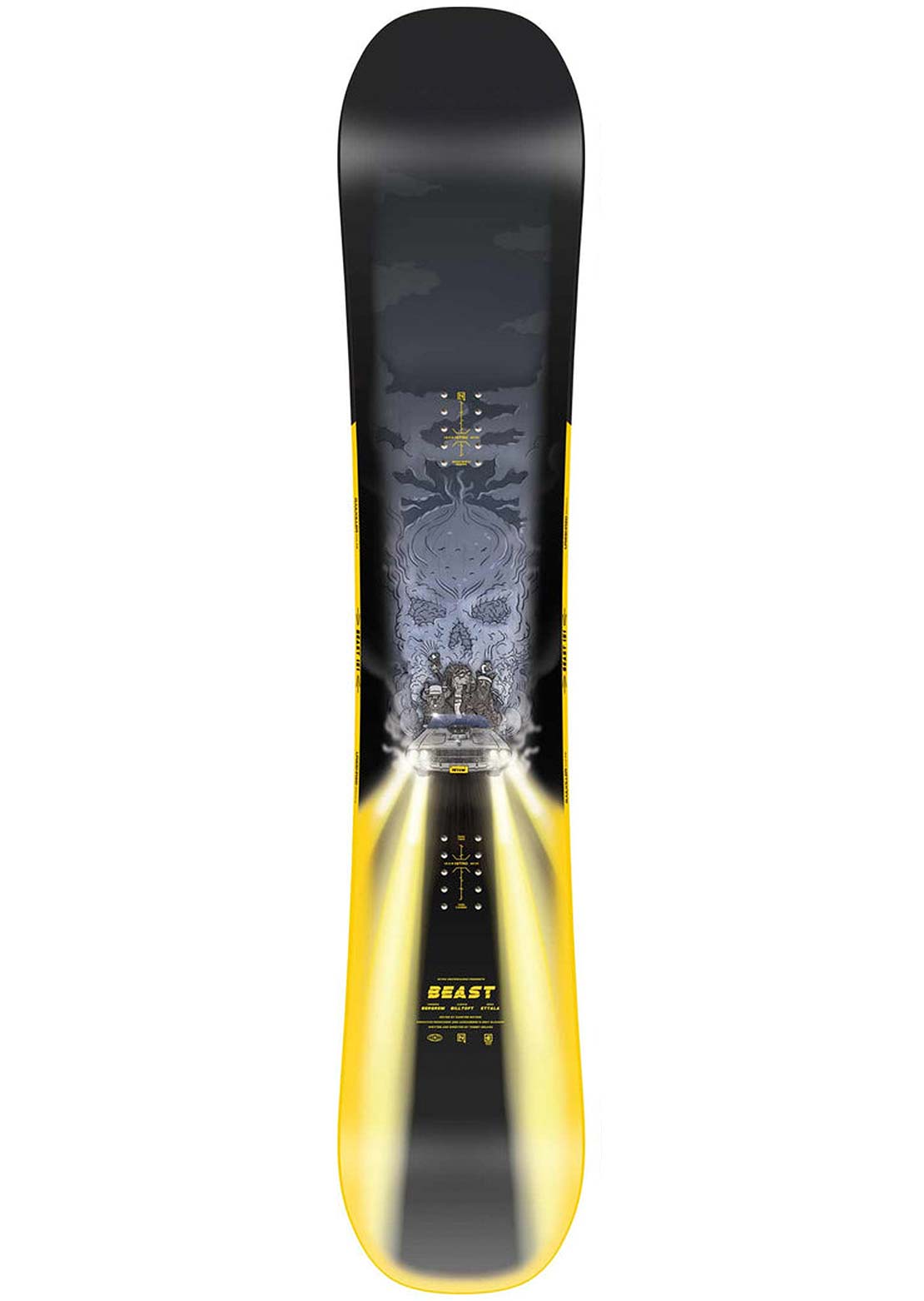 Nitro Men&#39;s Beast Snowboard Yellow