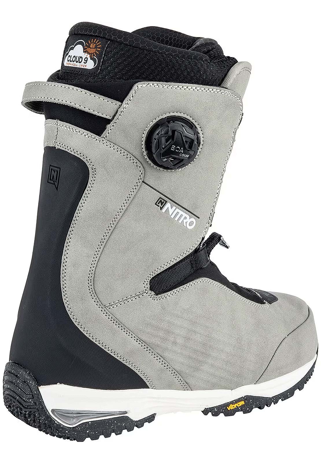 Nitro Men&#39;s Chase Boa Snowboard Boots Stone