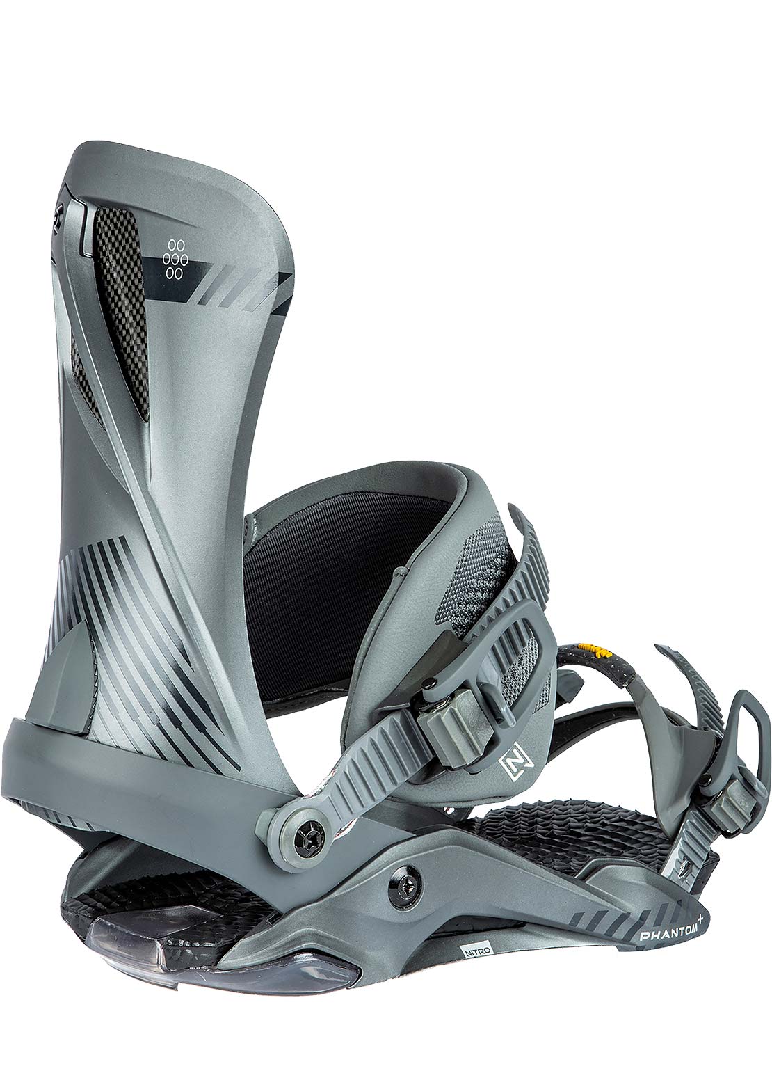 Nitro Men&#39;s Phantom+ Snowboard Bindings Alloy