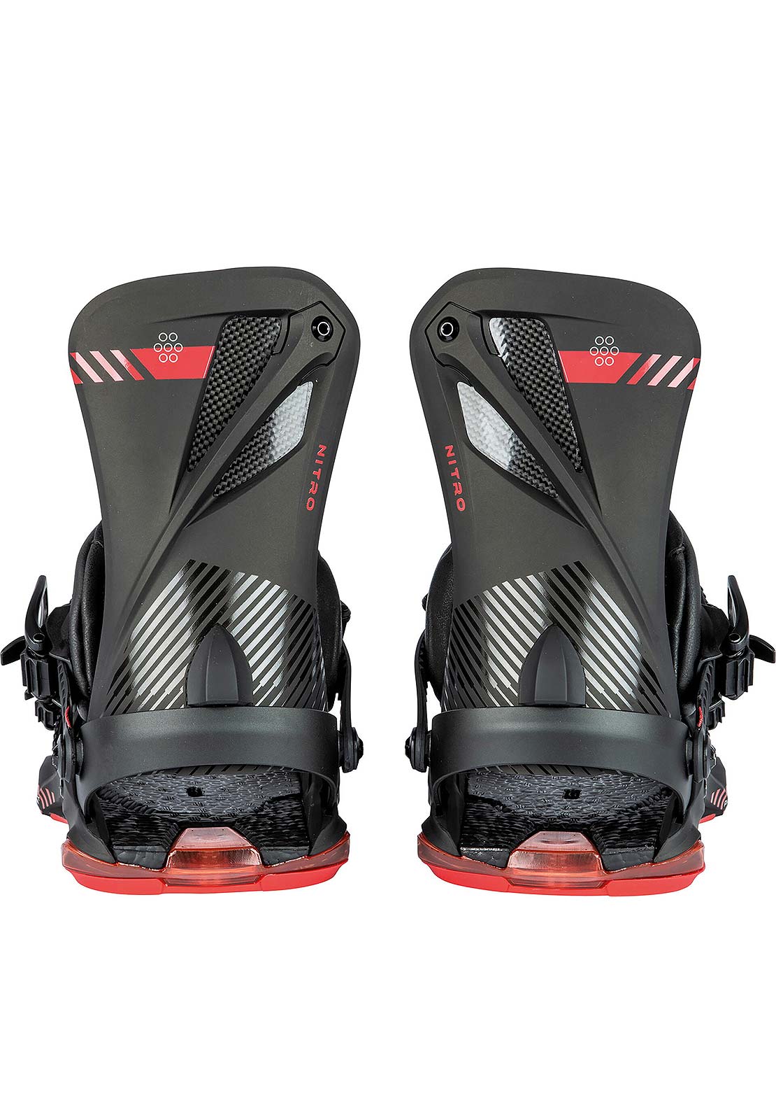 Nitro Men&#39;s Phantom+ Snowboard Bindings Ultra Black