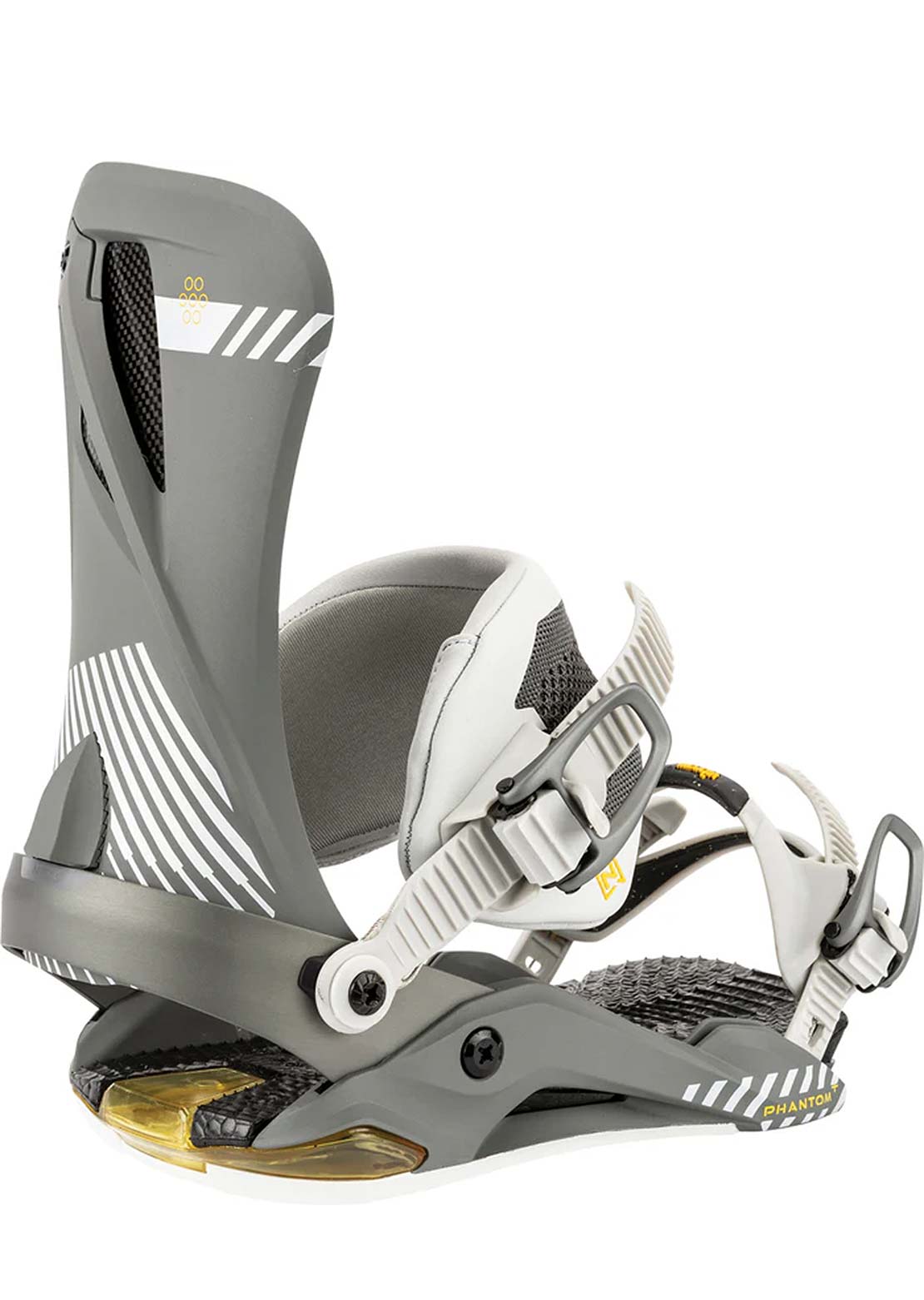 Nitro Men's Phantom + Snowboard Bindings Tech Grey